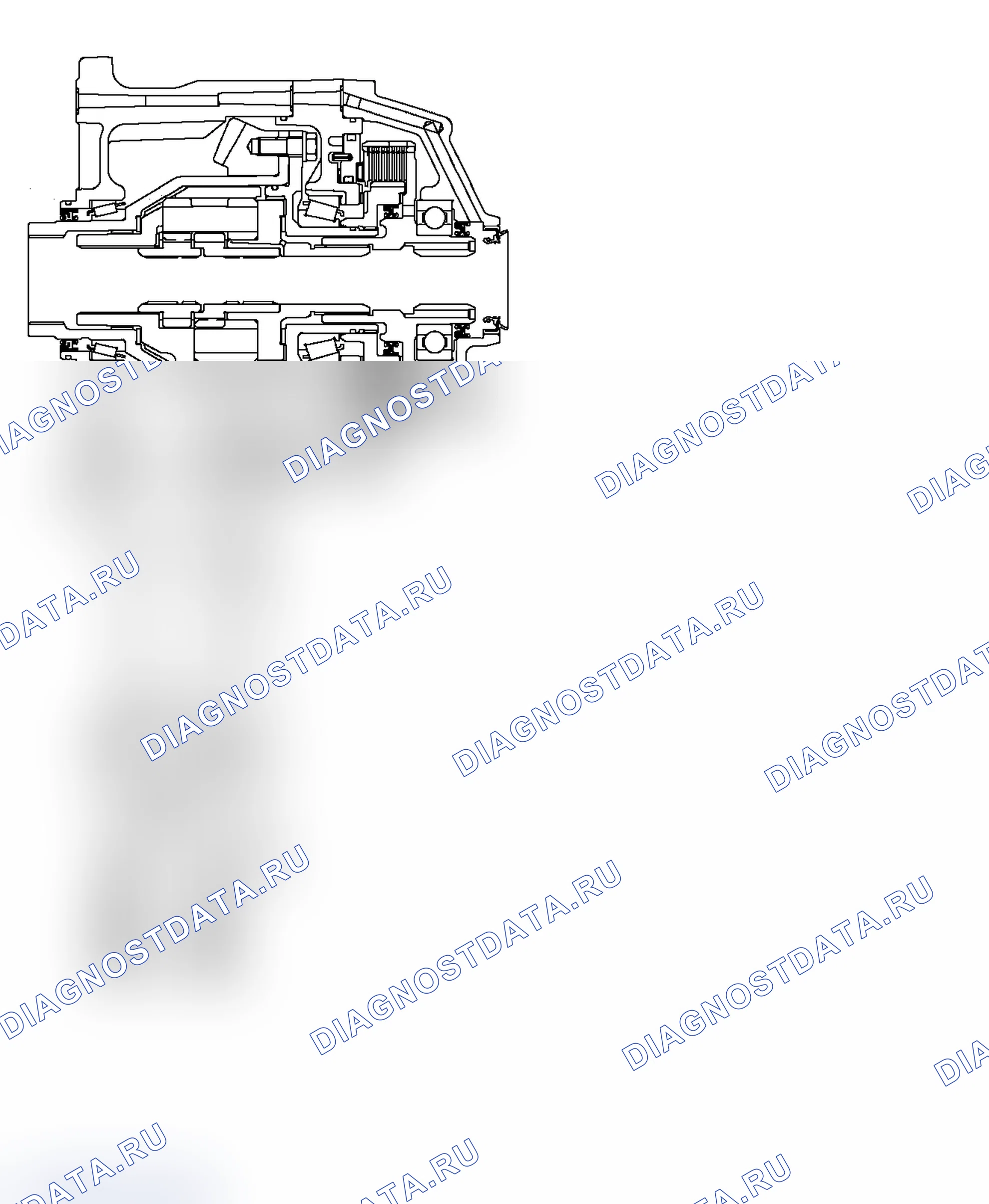 Рис. 630: ПЕРЕНОС ВИДА В РАЗРЕЗЕ. Mitsubishi Lancer Ralliart IX рестайлинг