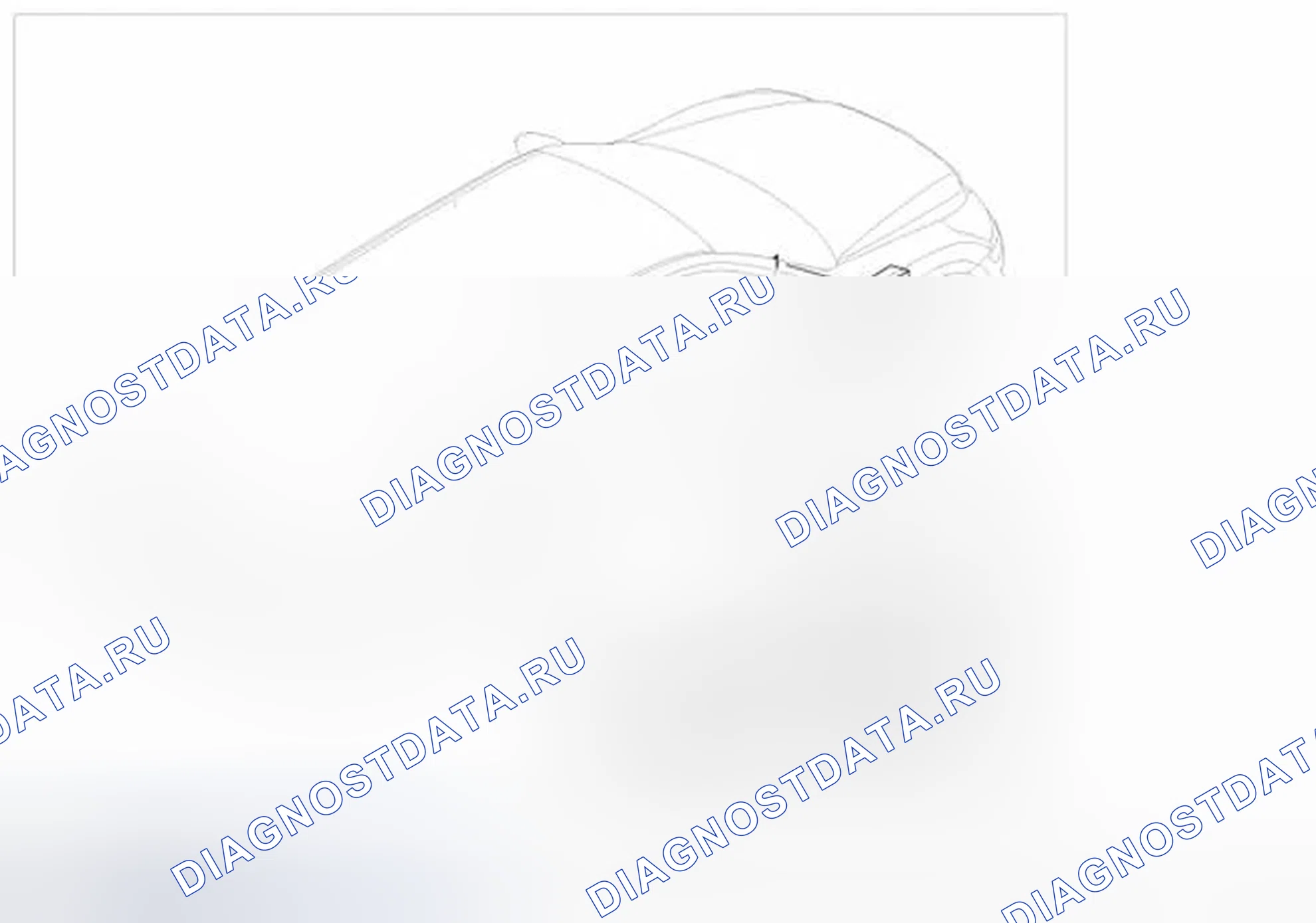 Рис. 413: Расположение компонентов. Hyundai Genesis I рестайлинг