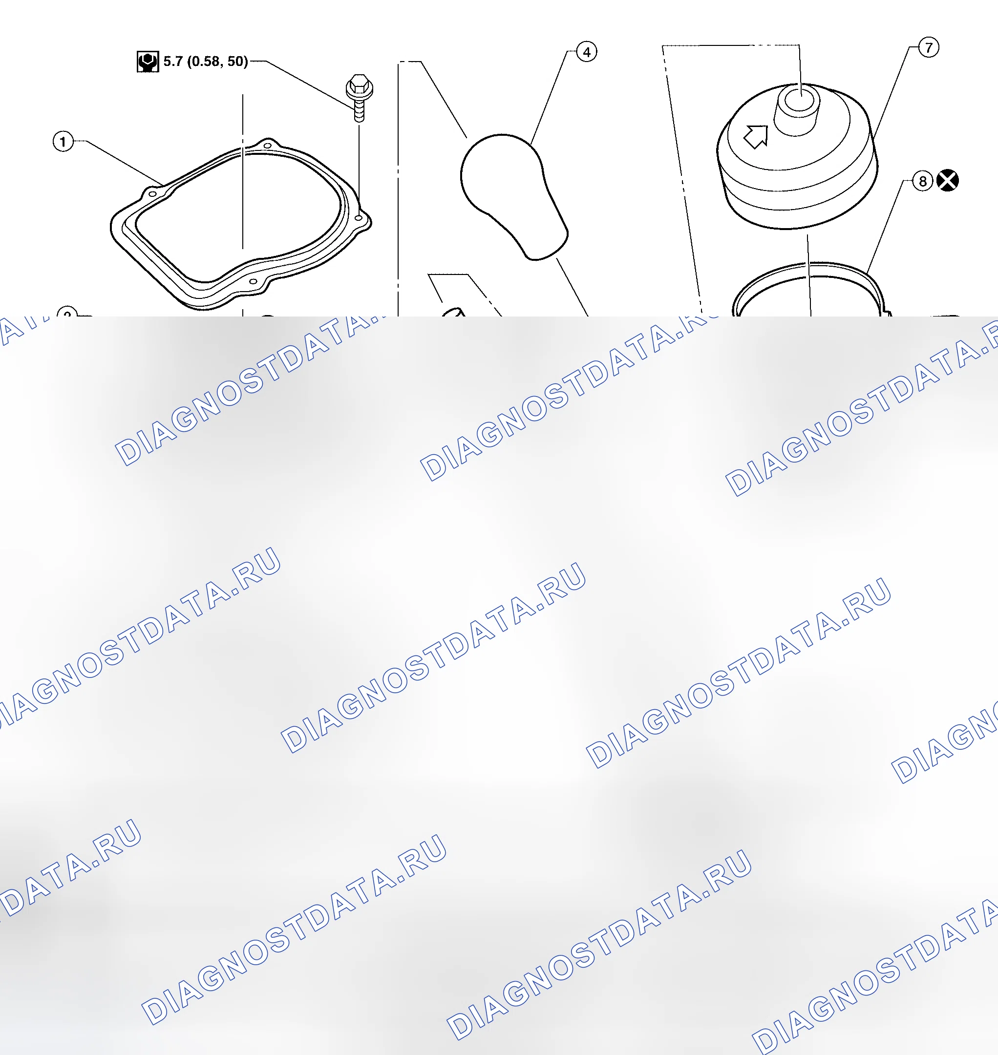 Рис. 52: КОМПОНЕНТЫ. Honda Odyssey I