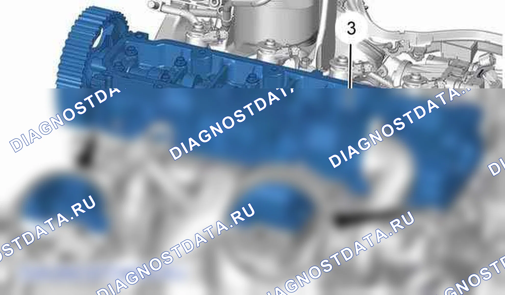 Снятие - Установка: держатель распределительного вала — b1dg0x6d. Citroen Jumpy II