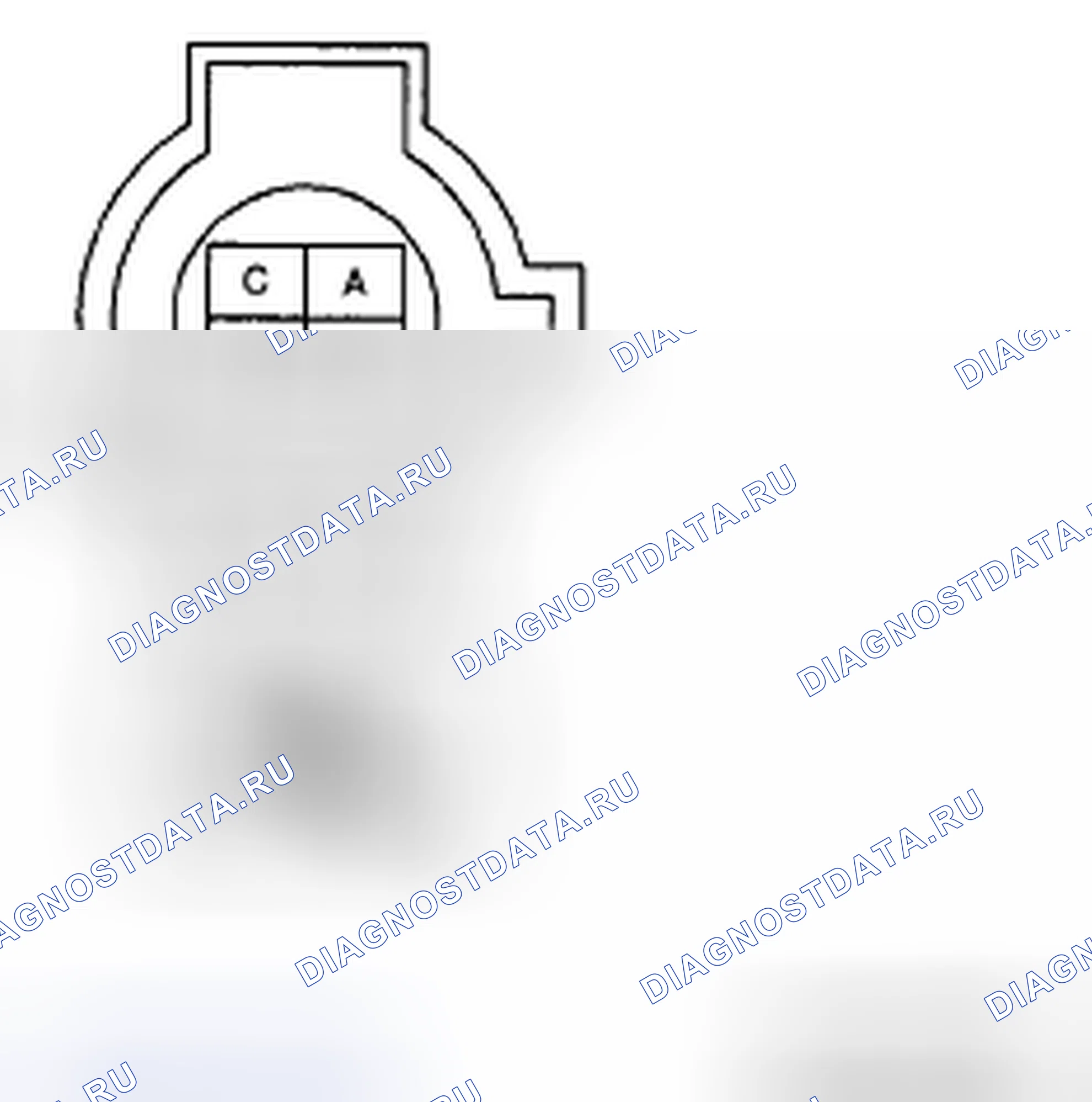 Рис. 57: Проверка сопротивления (нагреватель подогреваемый кислородный датчик). Honda CR-V II рестайлинг