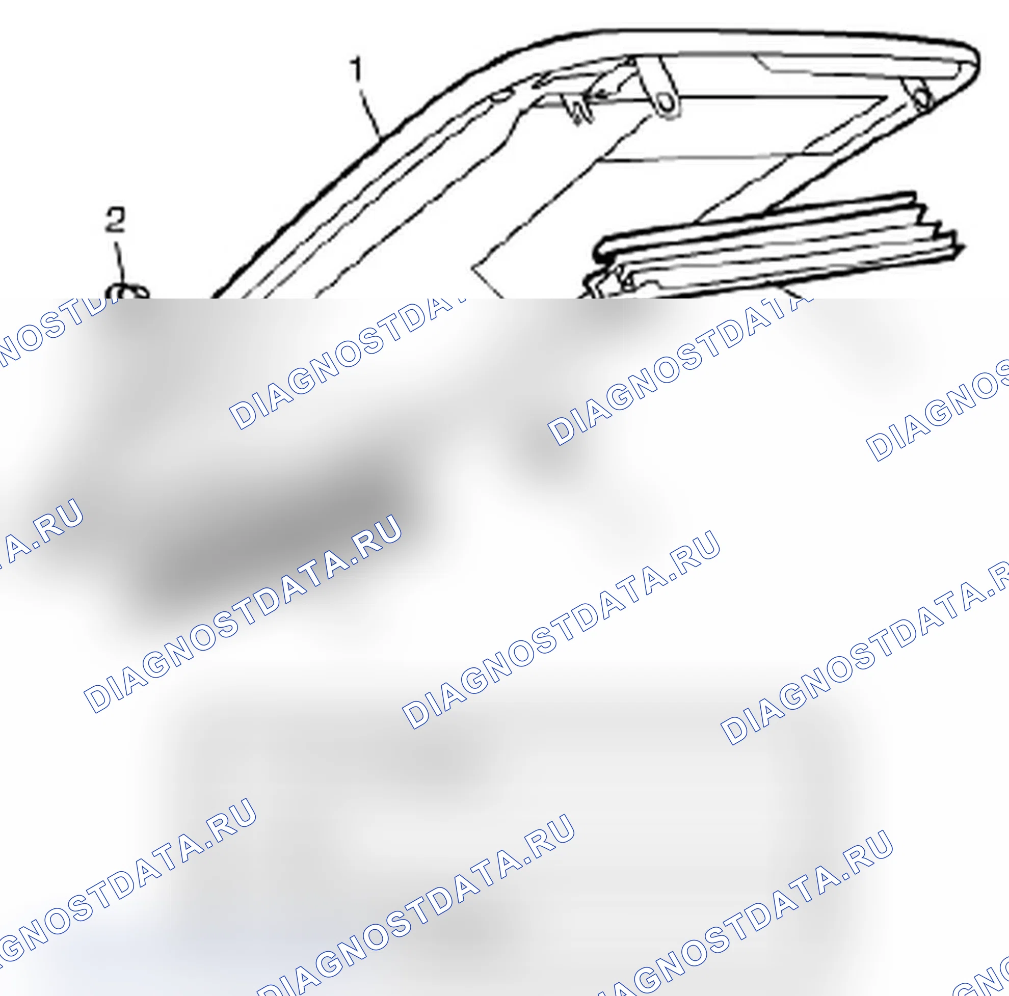 Рис. 1: КОМПОНЕНТЫ СОЛНЦЕЗАЩИТНОГО СТЕКЛА. Suzuki Grand Vitara II