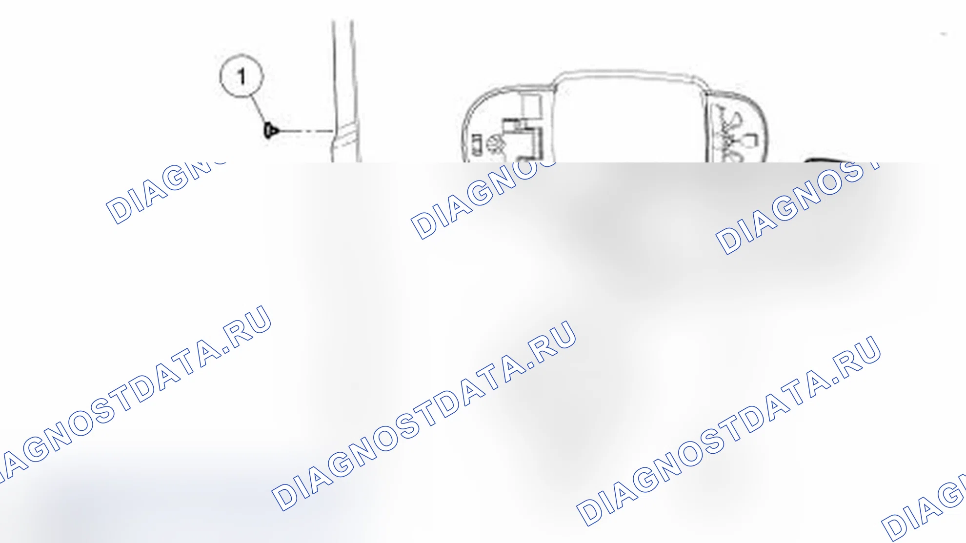 Рис. 72: Наружная ручка задней двери. Ford Transit Connect I рестайлинг