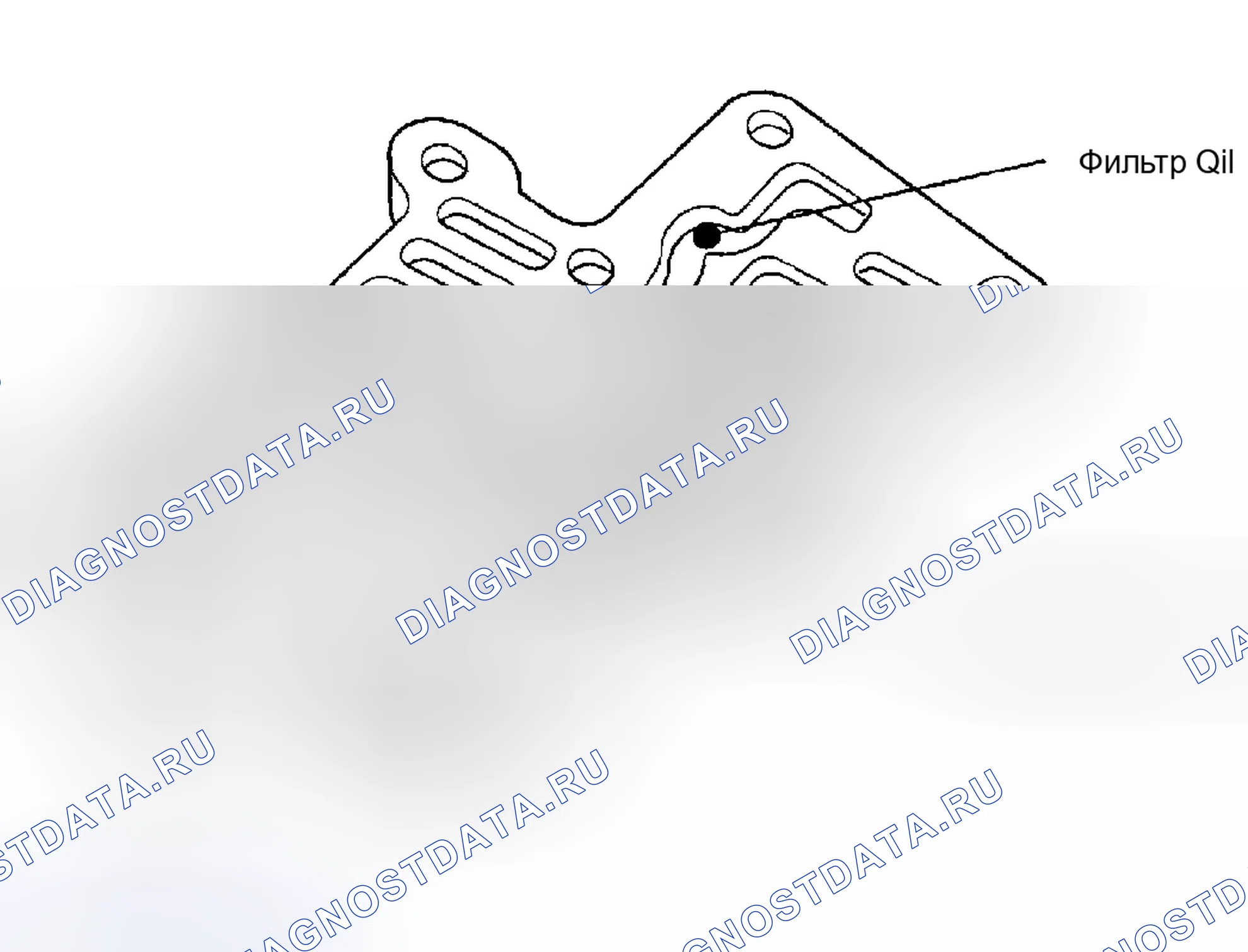 Рис. 327: КОРПУС ВЕРХНЕГО РЕГУЛИРУЮЩЕГО КЛАПАНА. Geely Preface I