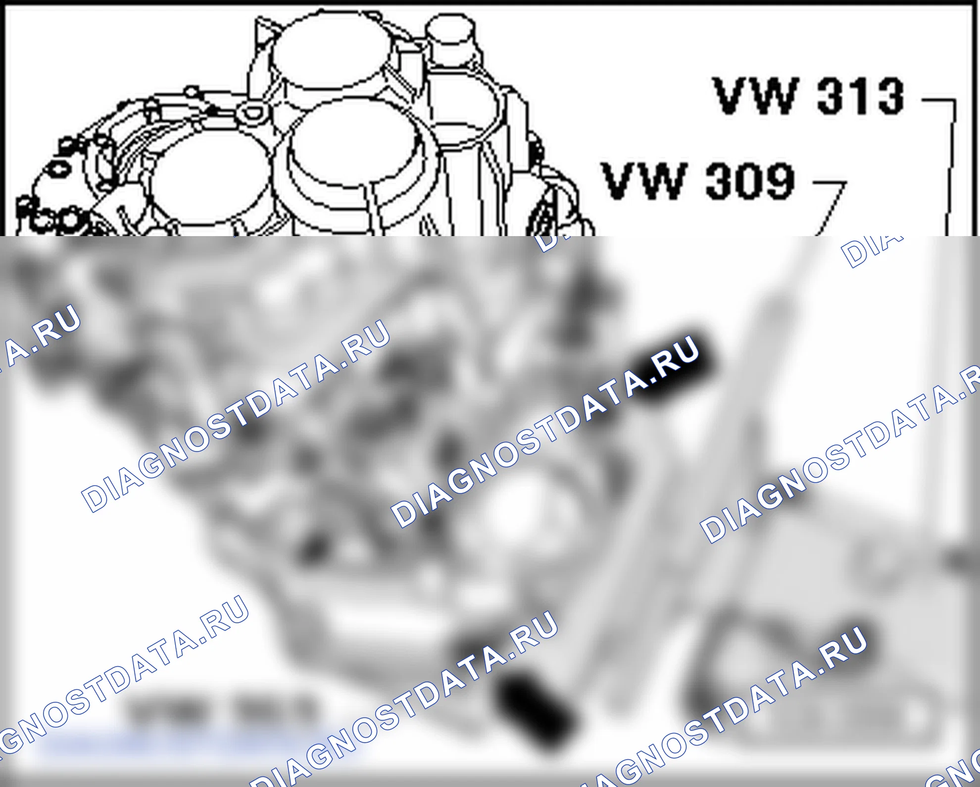Разборка и сборка коробки передач (6-ступенчатая МКП 02N, полный привод) (№ 4). SEAT Alhambra I