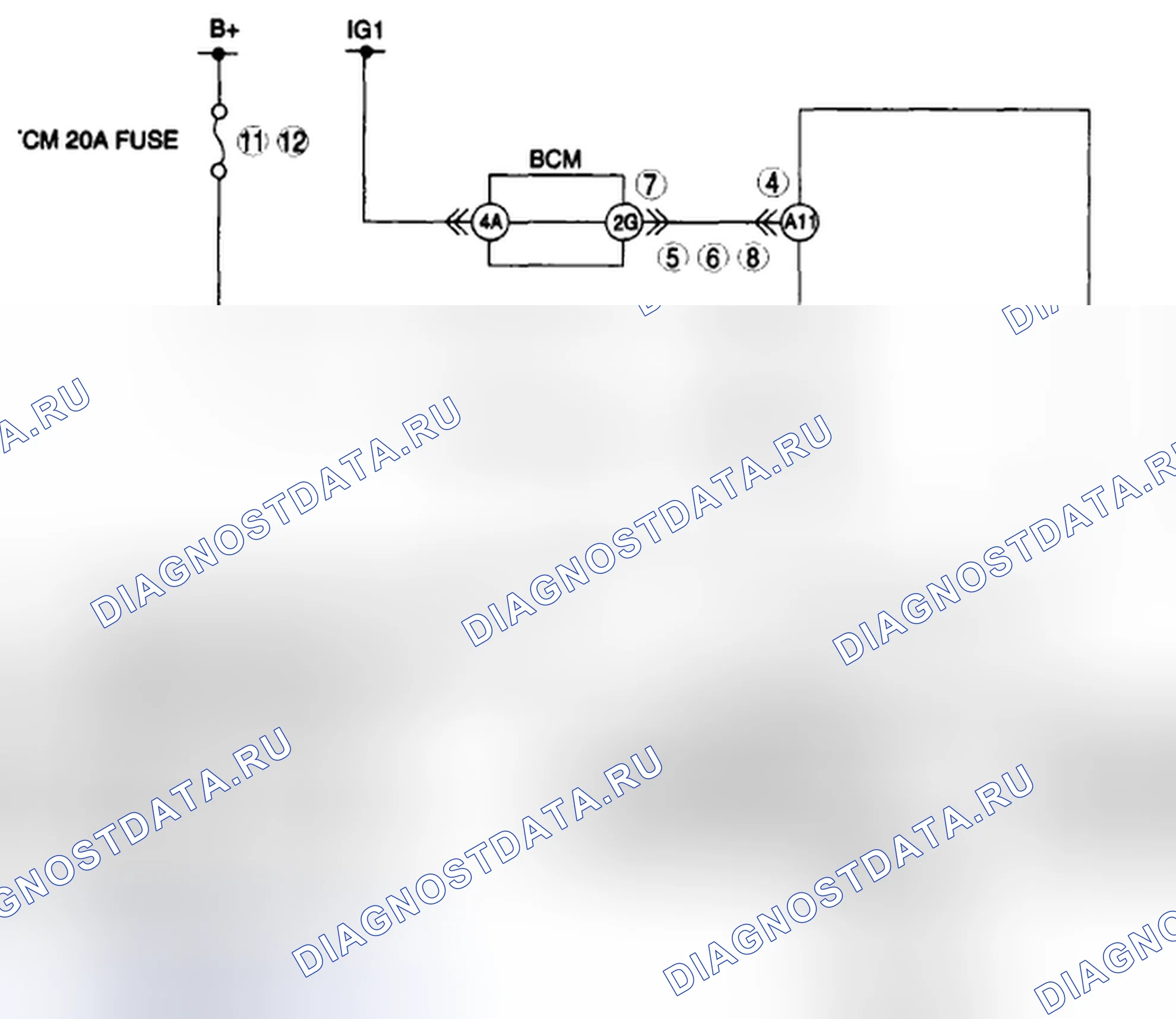 Рис. 658: расшифровка кода ошибки P0882:00 [хтагх1] AW6A-EL. Mazda 6 GH рестайлинг