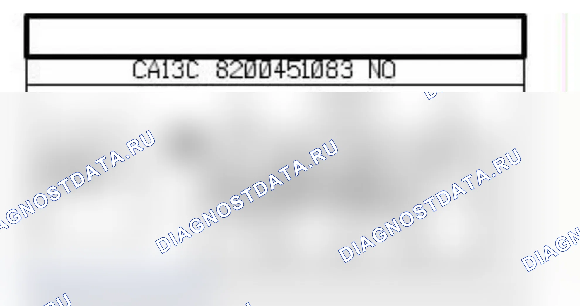 Распиновка разъёма R448 — Соед. разъем ультразв.блока охранной сигнализации и жгута проводов приб. панели. Renault Megane III