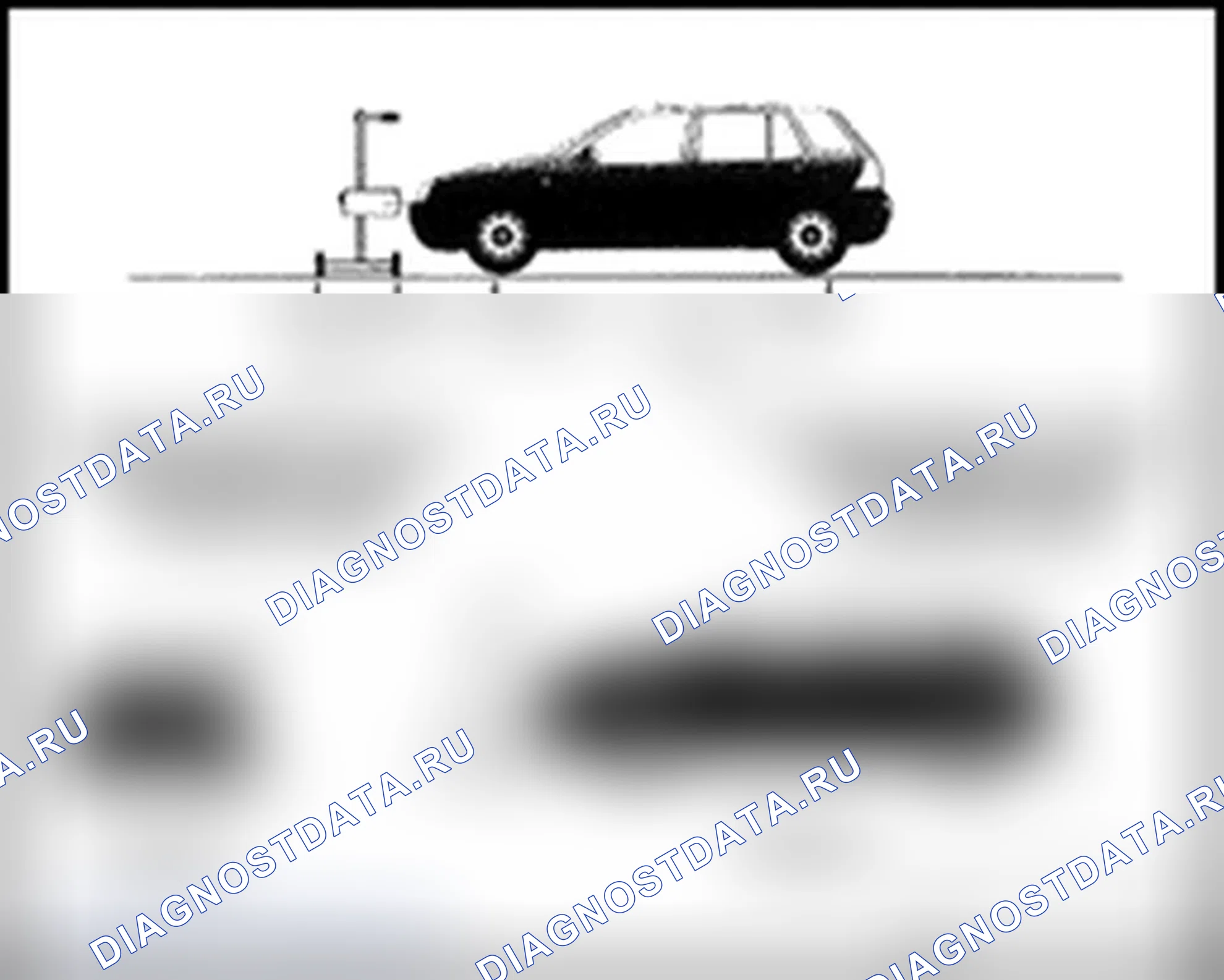 Рис. 199: Фары: Прицеливание с использованием Hella Universal Beamsetter IV. Audi S4 B7