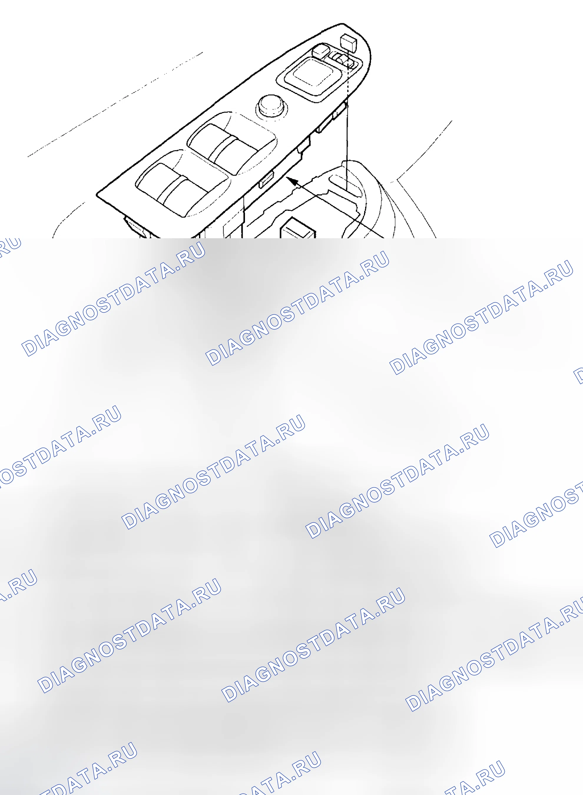Рис. 4: Входной тест главного переключателя. Honda CR-V II
