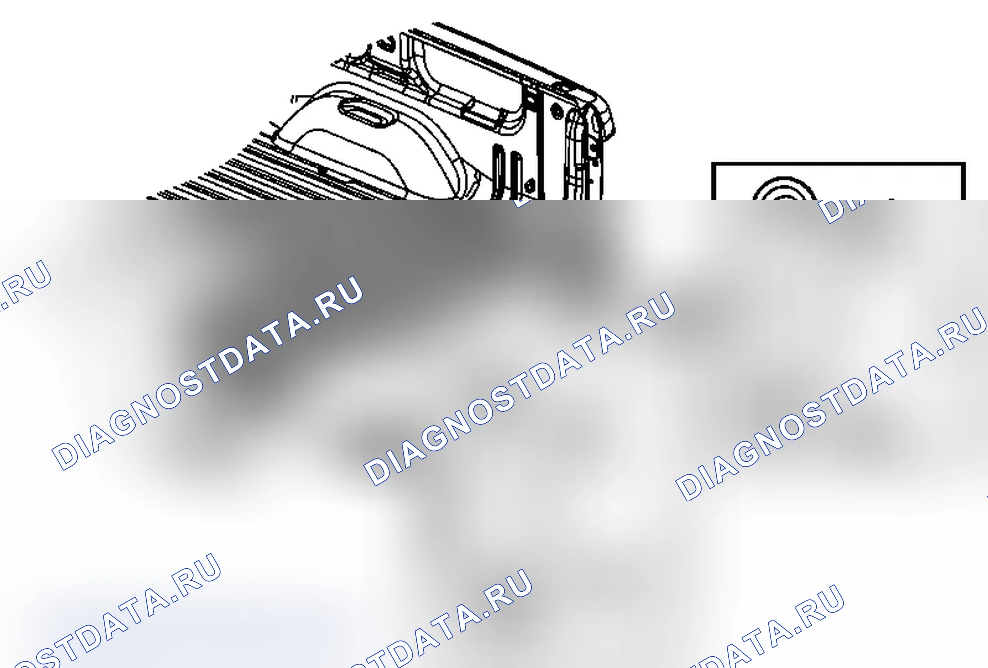 Рис. 23: Замена нижнего шарнира концевого затвора - сторона корпуса. Chevrolet Silverado 2500 HD 