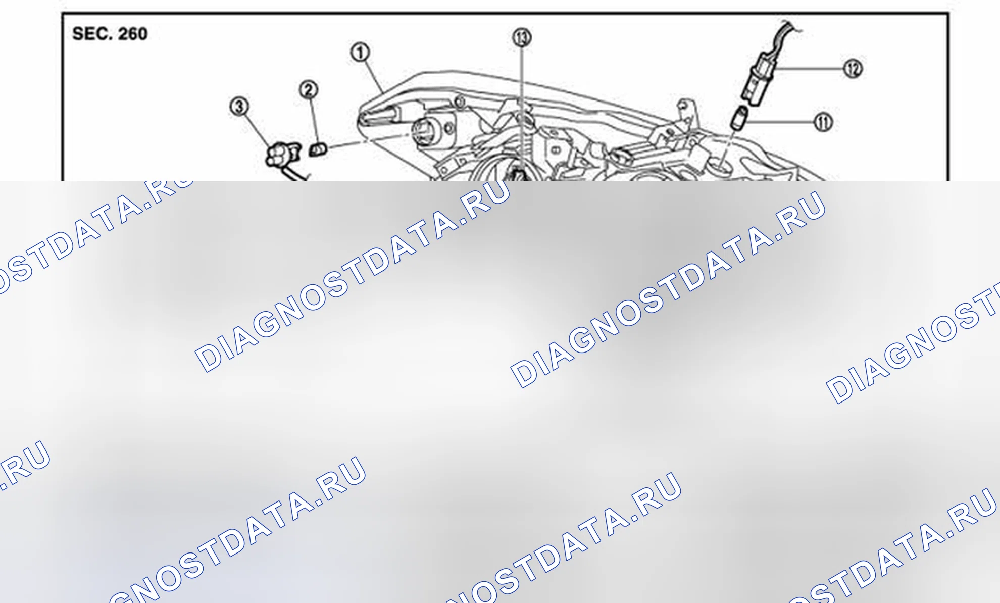 Рис. 128: РАЗБОРКА. Infiniti Q70 I рестайлинг