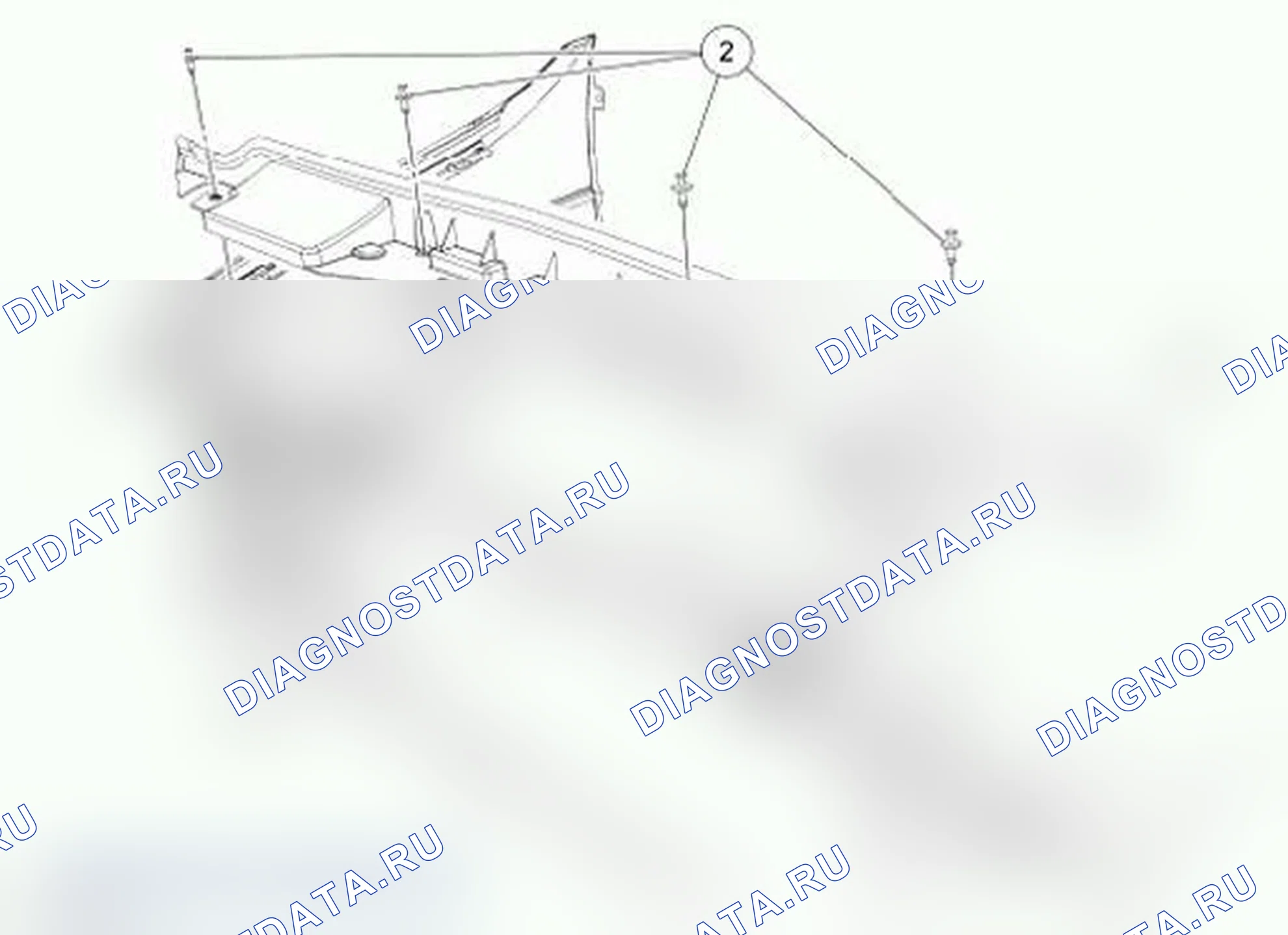 Рис. 4: Дефлектор воздуха - Верхний. Ford Econoline E250 