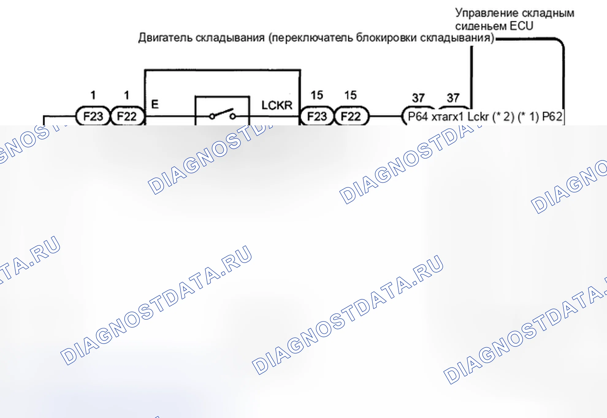 Рис. 53: электросхема. Toyota Sienna II рестайлинг