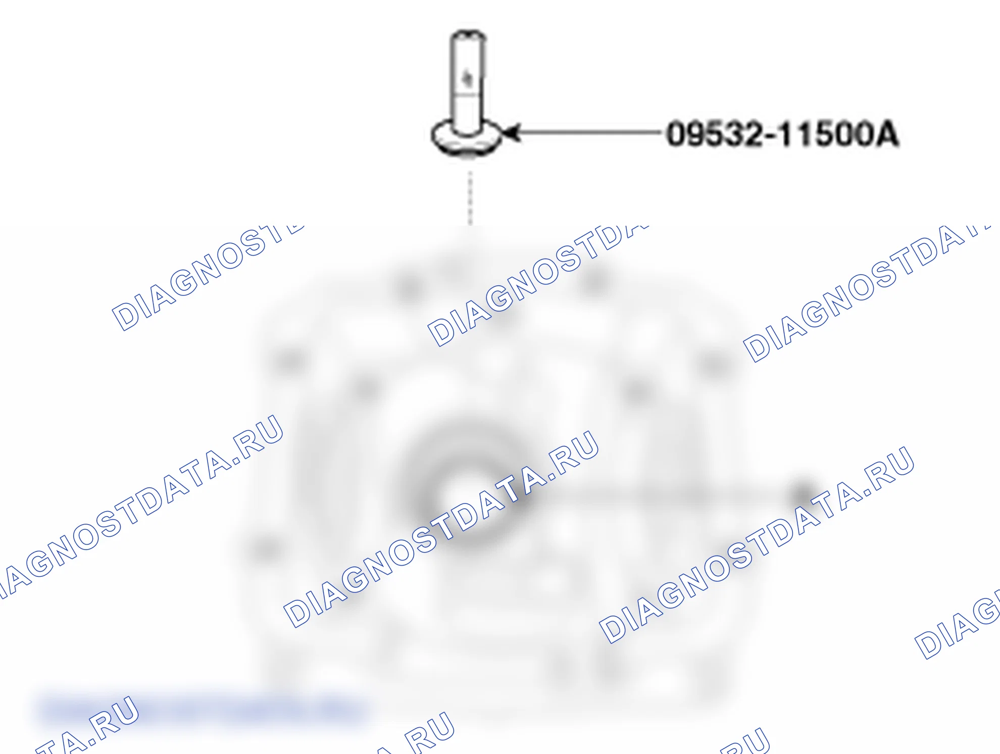Сборка заднего держателя дифференциала. Hyundai ix35 EL