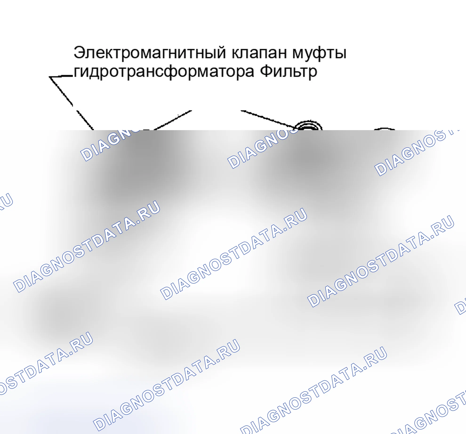 Рис. 1117: ЭЛЕКТРОМАГНИТНЫЙ КЛАПАН СЦЕПЛЕНИЯ ГИДРОТРАНСФОРМАТОРА. Honda Odyssey (North America) I