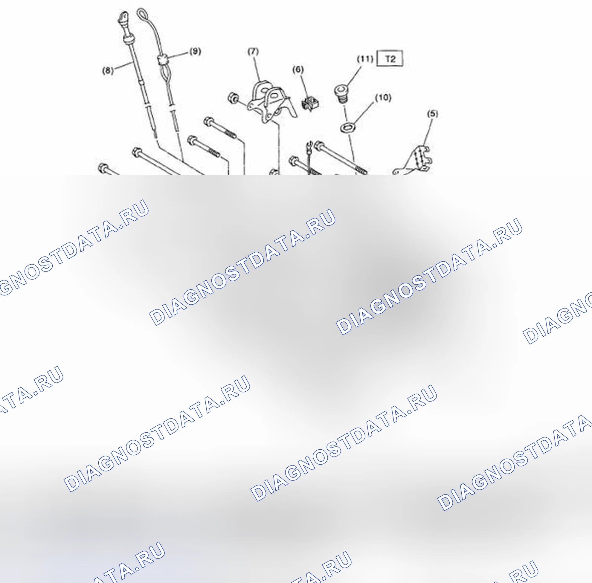 Рис. 390: КАРТЕР КОРОБКИ ПЕРЕДАЧ. Subaru Legacy BL/BP рестайлинг