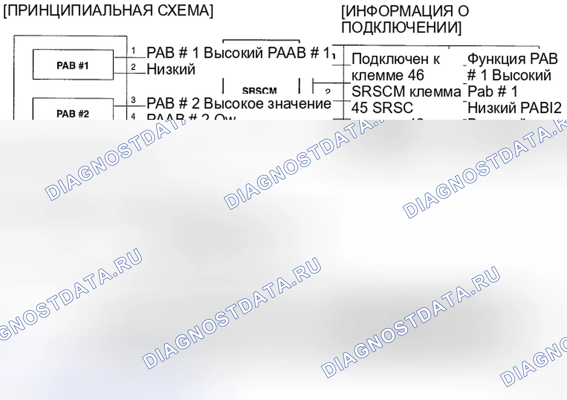 Рис. 48: ПРИНЦИПИАЛЬНАЯ СХЕМА. Kia Spectra I рестайлинг 2