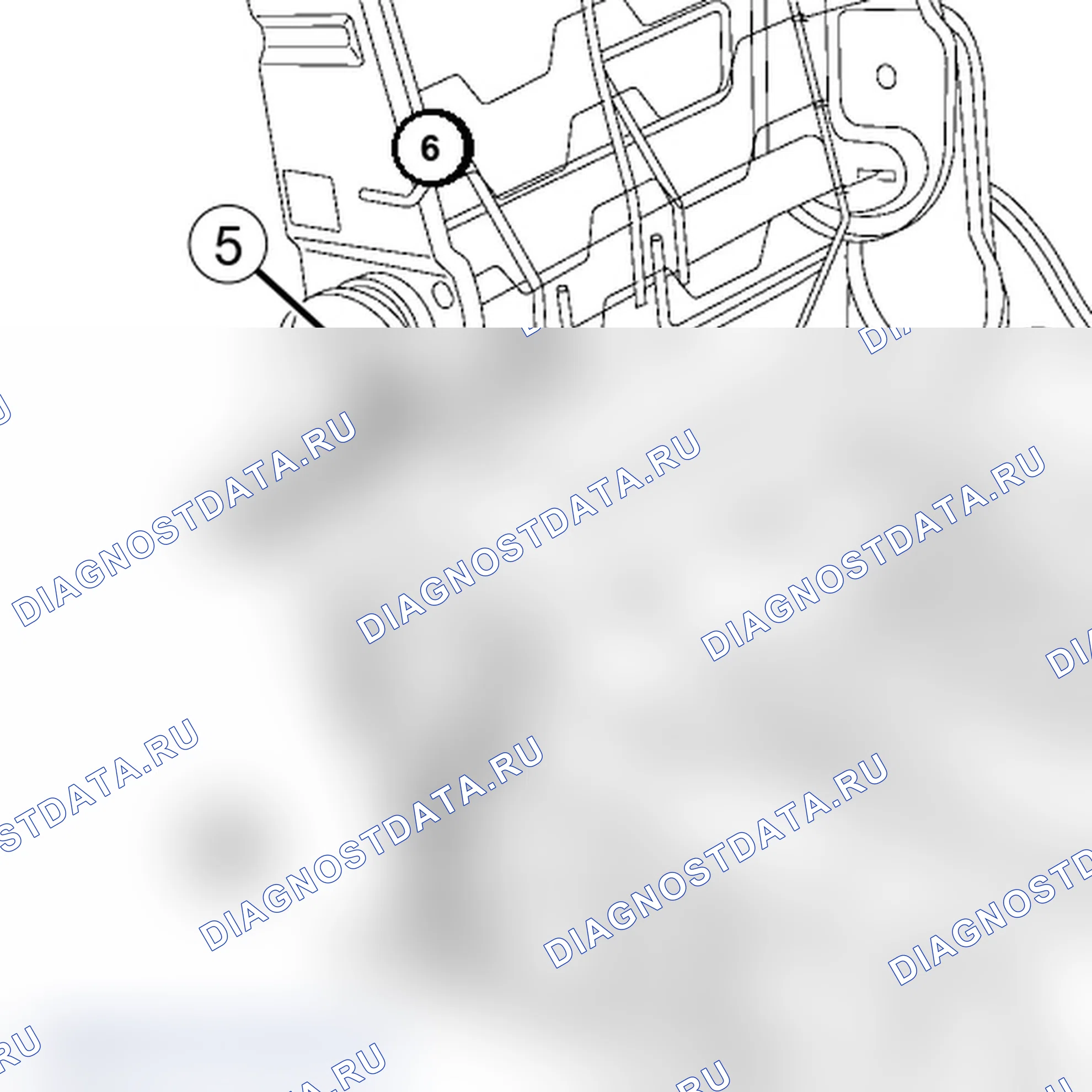 Каркас спинки переднего сиденья. Renault Scenic II