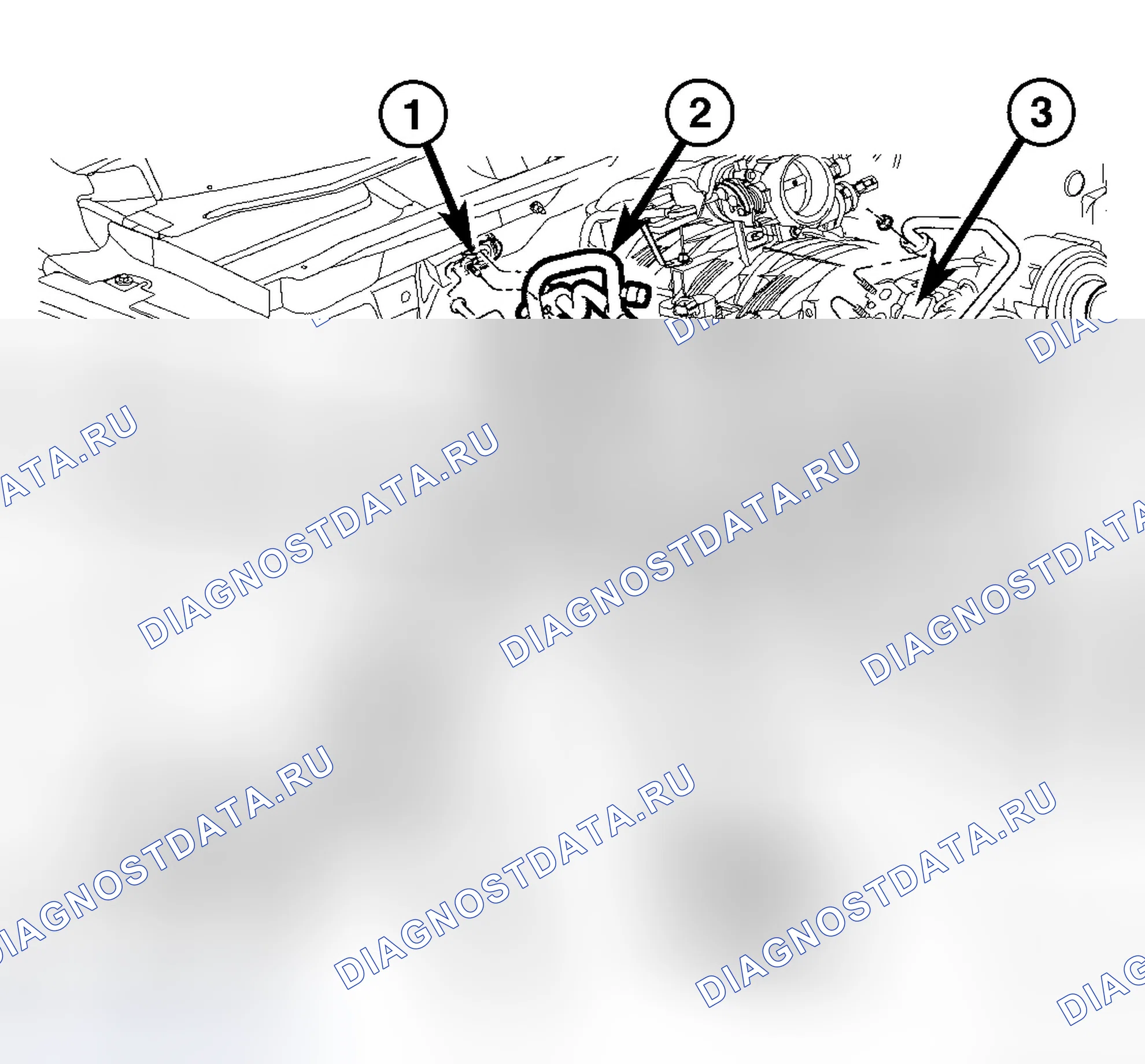 Рис. 144: ЛИНИЯ-A / C ВСАС-ЗАДНЯЯ. Jeep Commander I