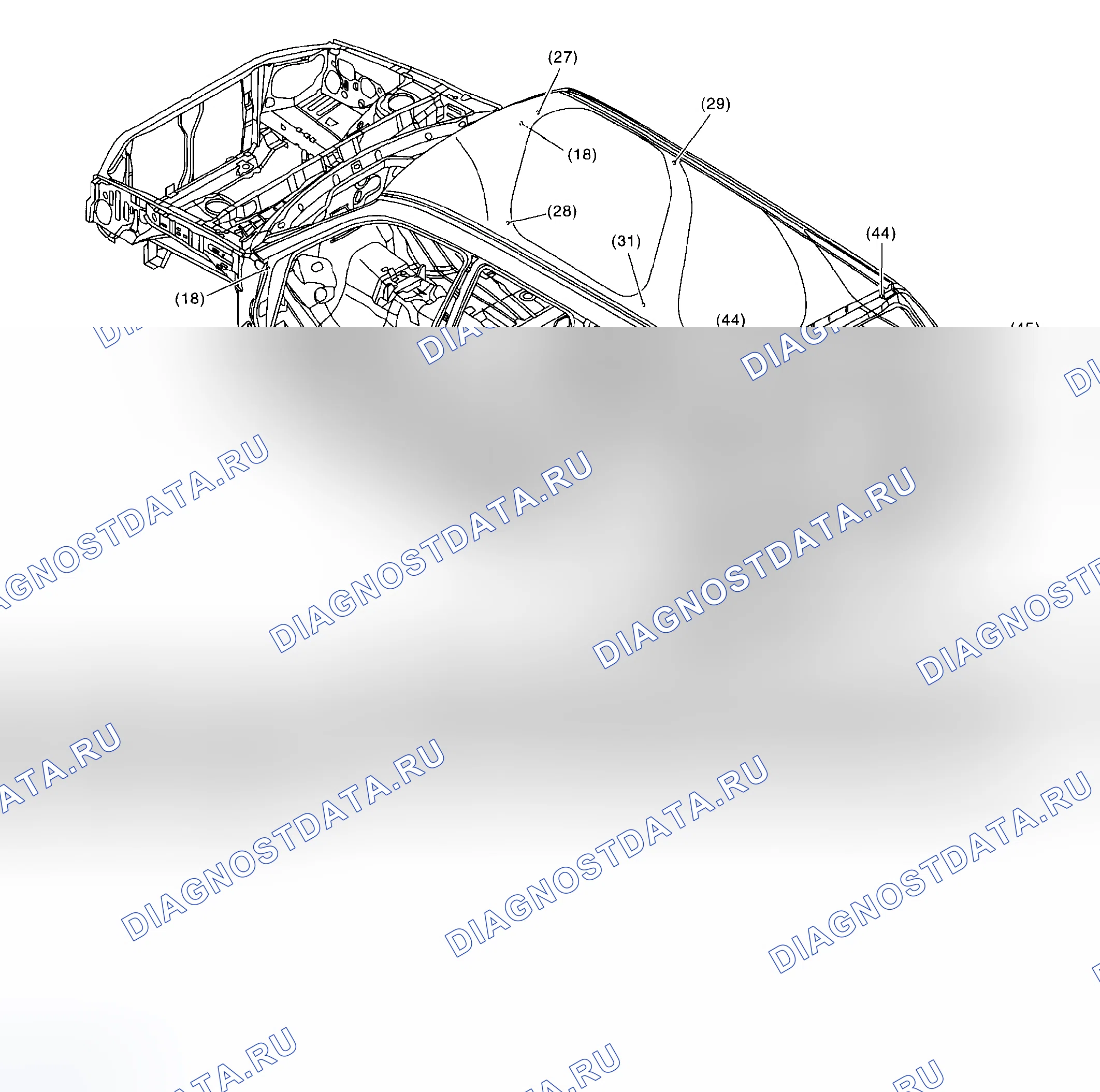 Рис. 1: РАСПОЛОЖЕНИЕ. Honda WR-V I