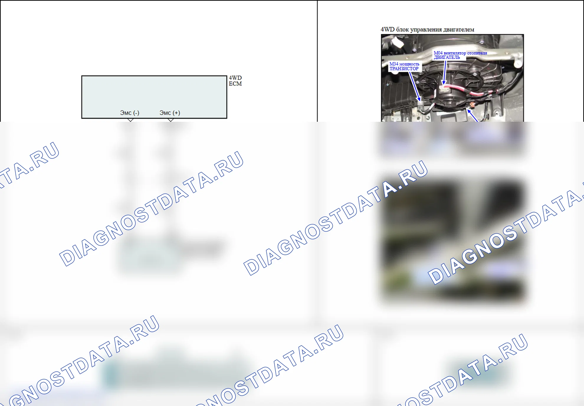 P1728: ЕМС РАЗОМКНУТА/ЗАМКНУТА НА БАТАРЕЮ. Hyundai Santa Fe CM