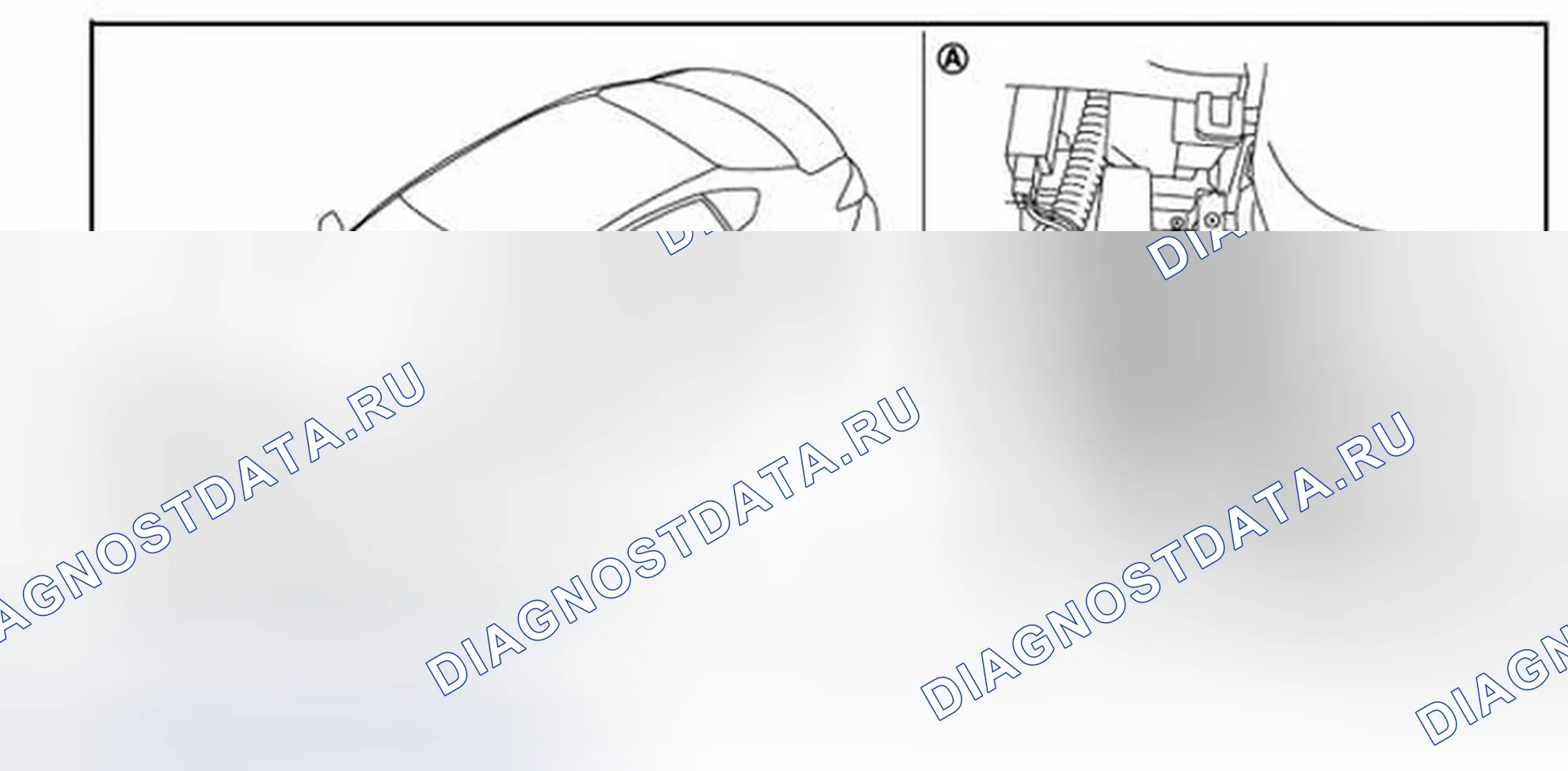 Рис. 26: СИСТЕМА УПРАВЛЕНИЯ КУЗОВОМ: Расположение составных частей. Infiniti M37 IV