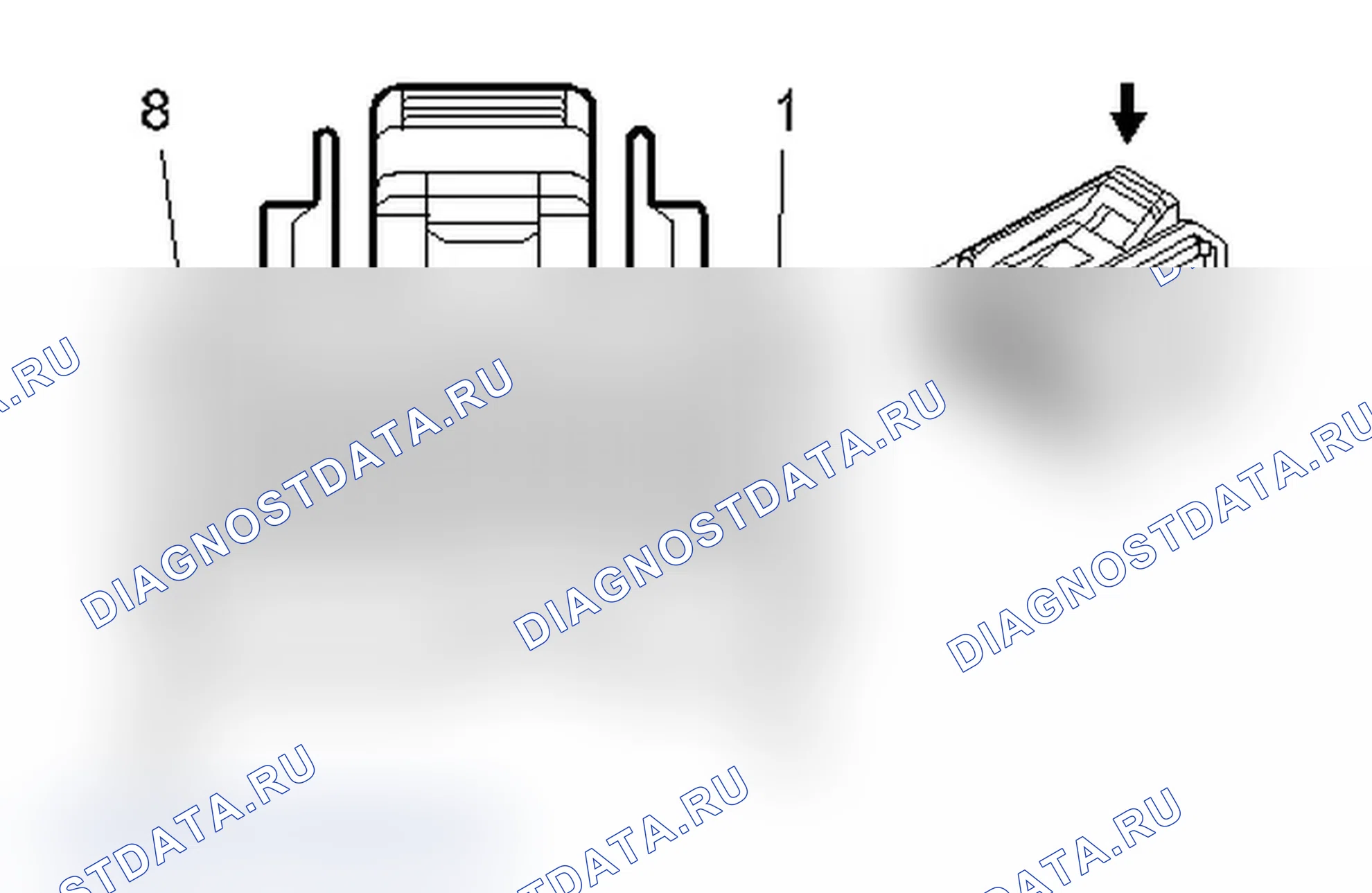 Рис. 292: Цифровой радиоприемник (U2K без HP2). Chevrolet Tahoe III