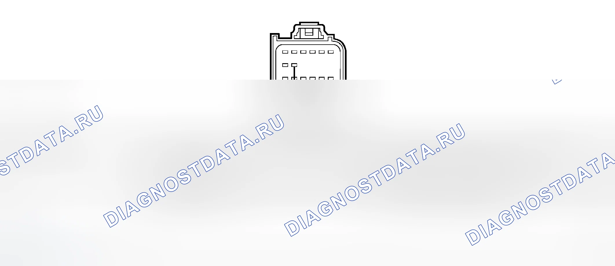 Рис. 50: Удерживающий модуль управления (RCM) C310a. Ford Pickup F350 Super Duty 