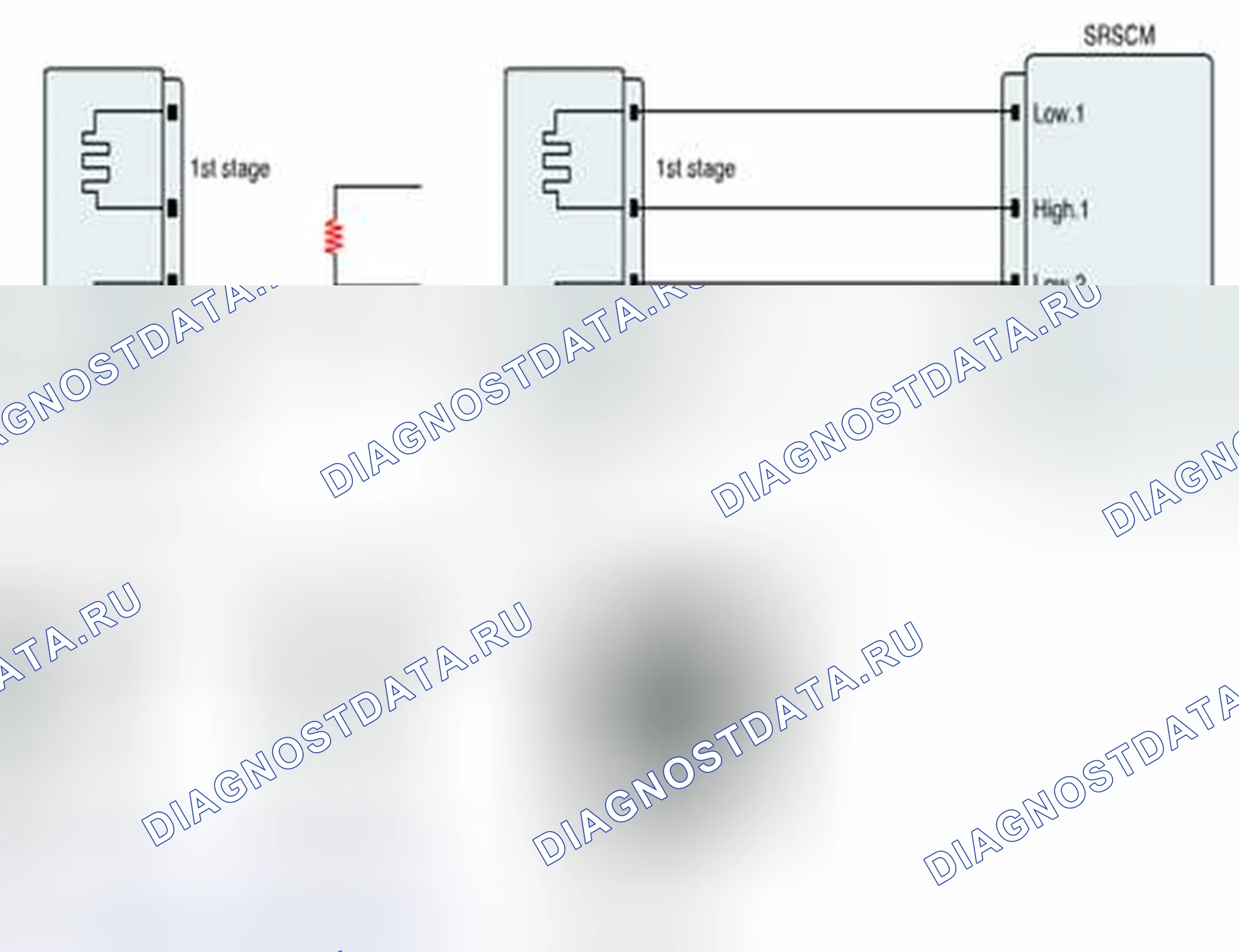 Рис. 285: Проверка цепи пиропатрон. Geely SC7 I