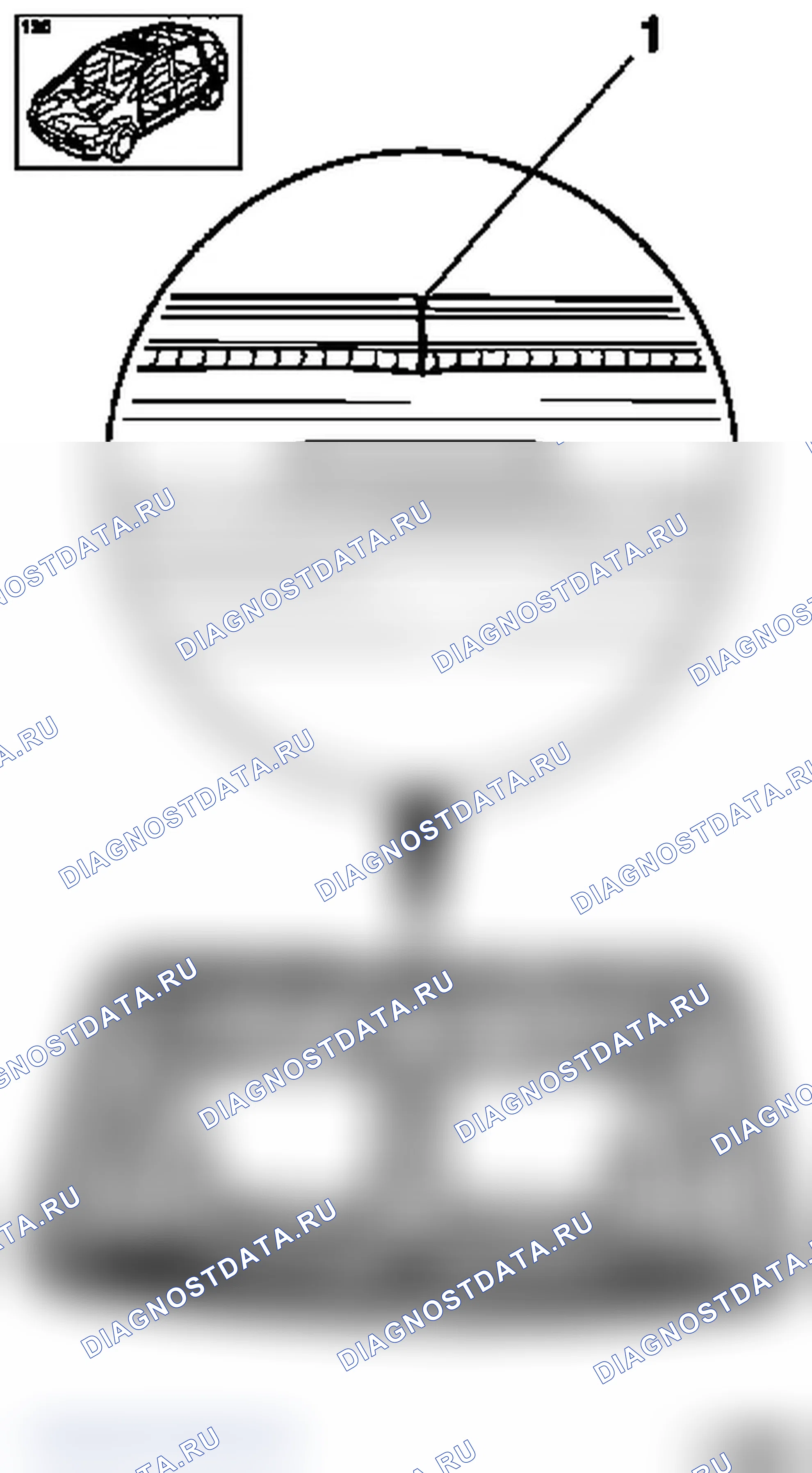 Демонтаж и установка уплотнения крышки спойлера на крыше (модель F07). Opel Astra G