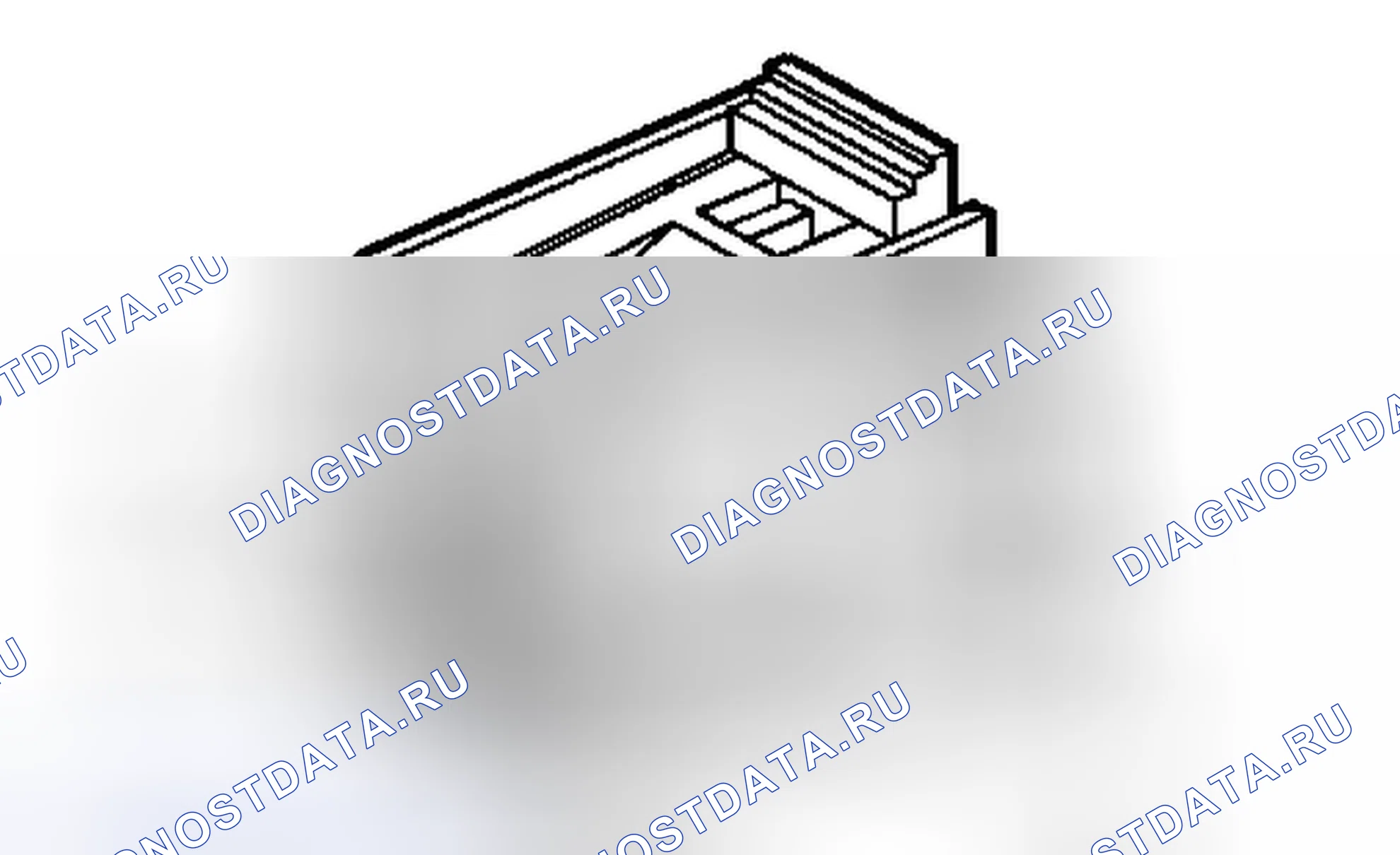 Рис. 296: оконный переключатель S79D - вид с торца разъема драйвера (AXG). Chevrolet Cruze I рестайлинг
