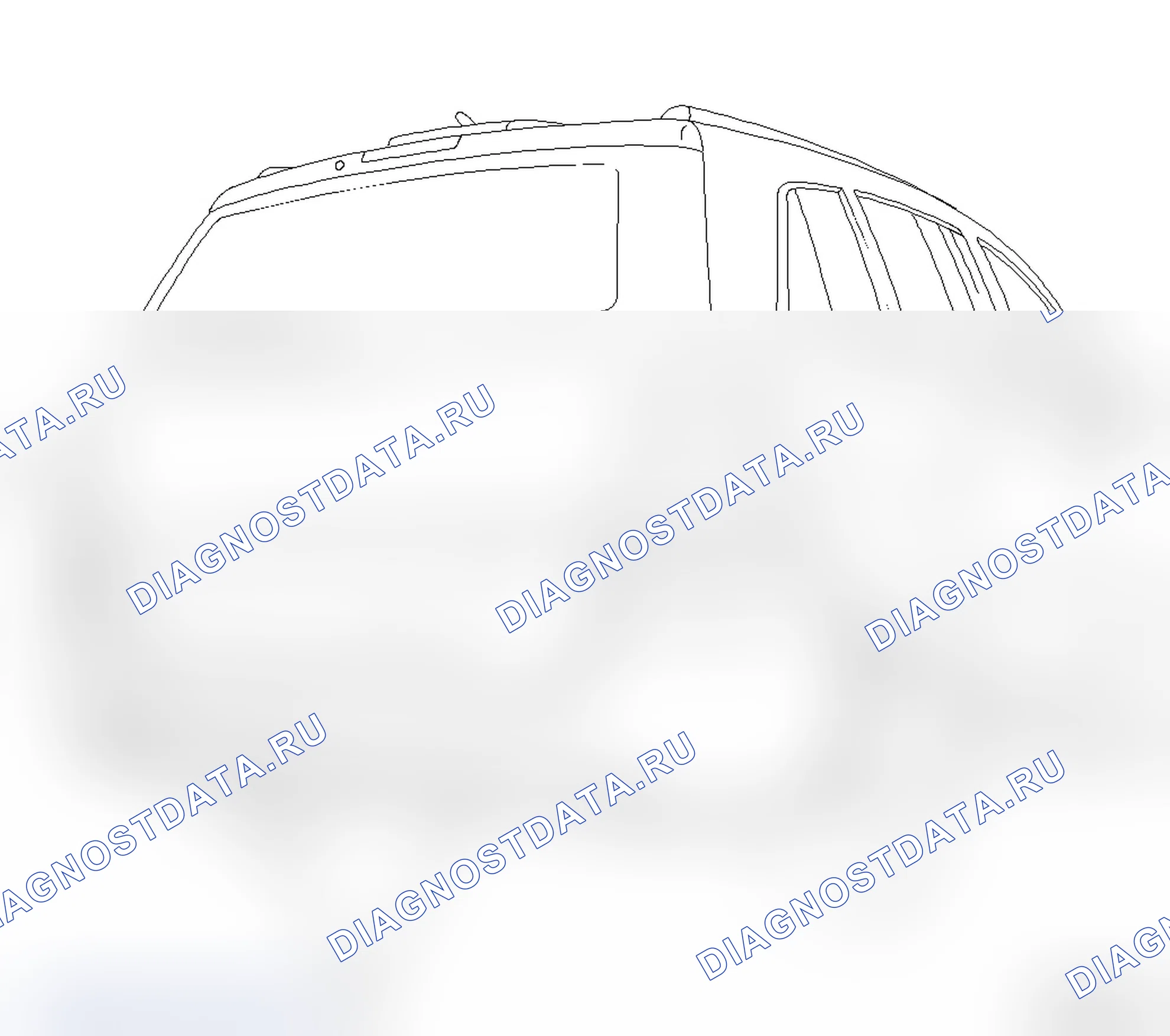 Задняя обшивка. Opel Zafira B