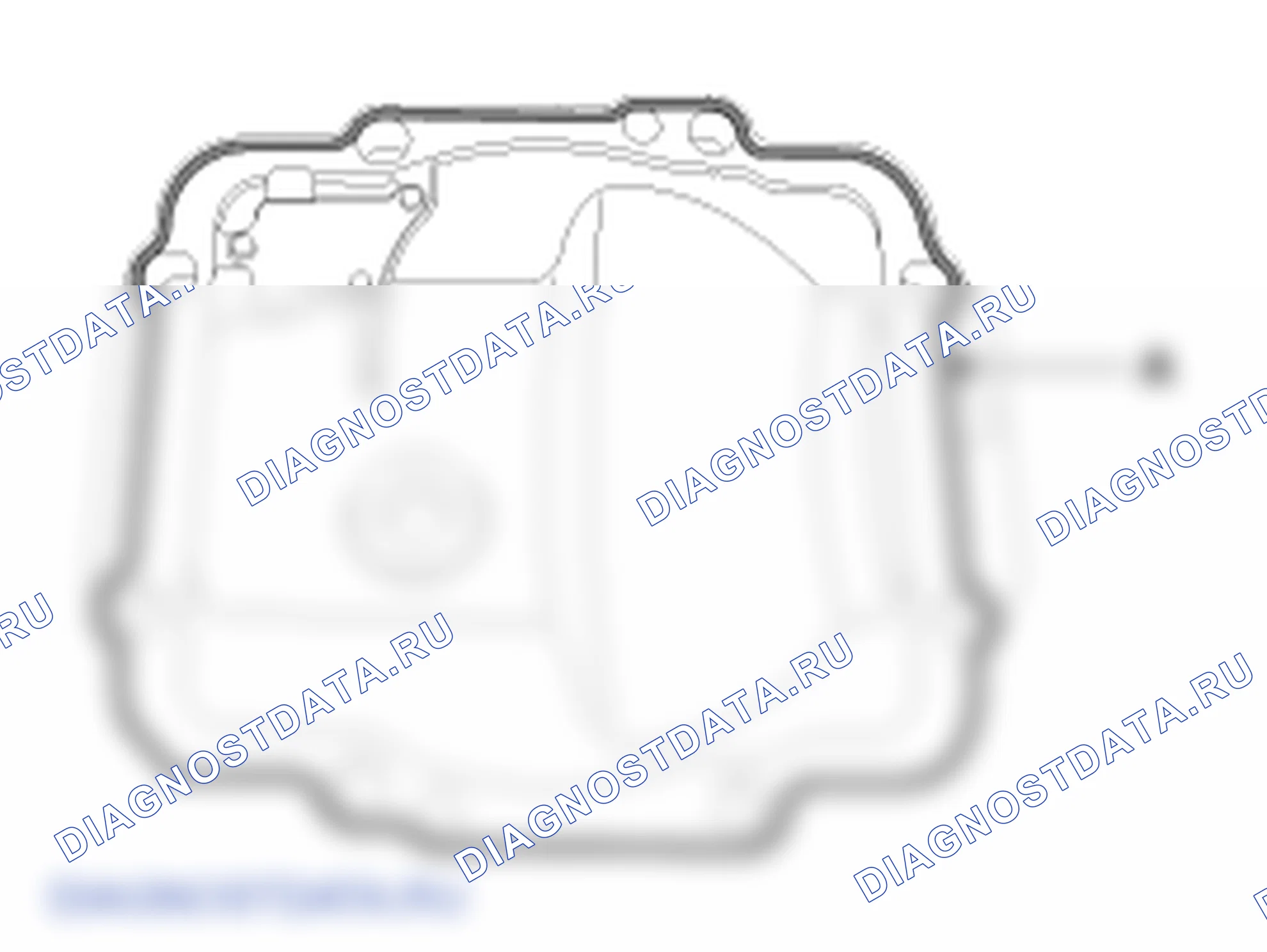 Сборка заднего держателя дифференциала. Hyundai ix35 EL
