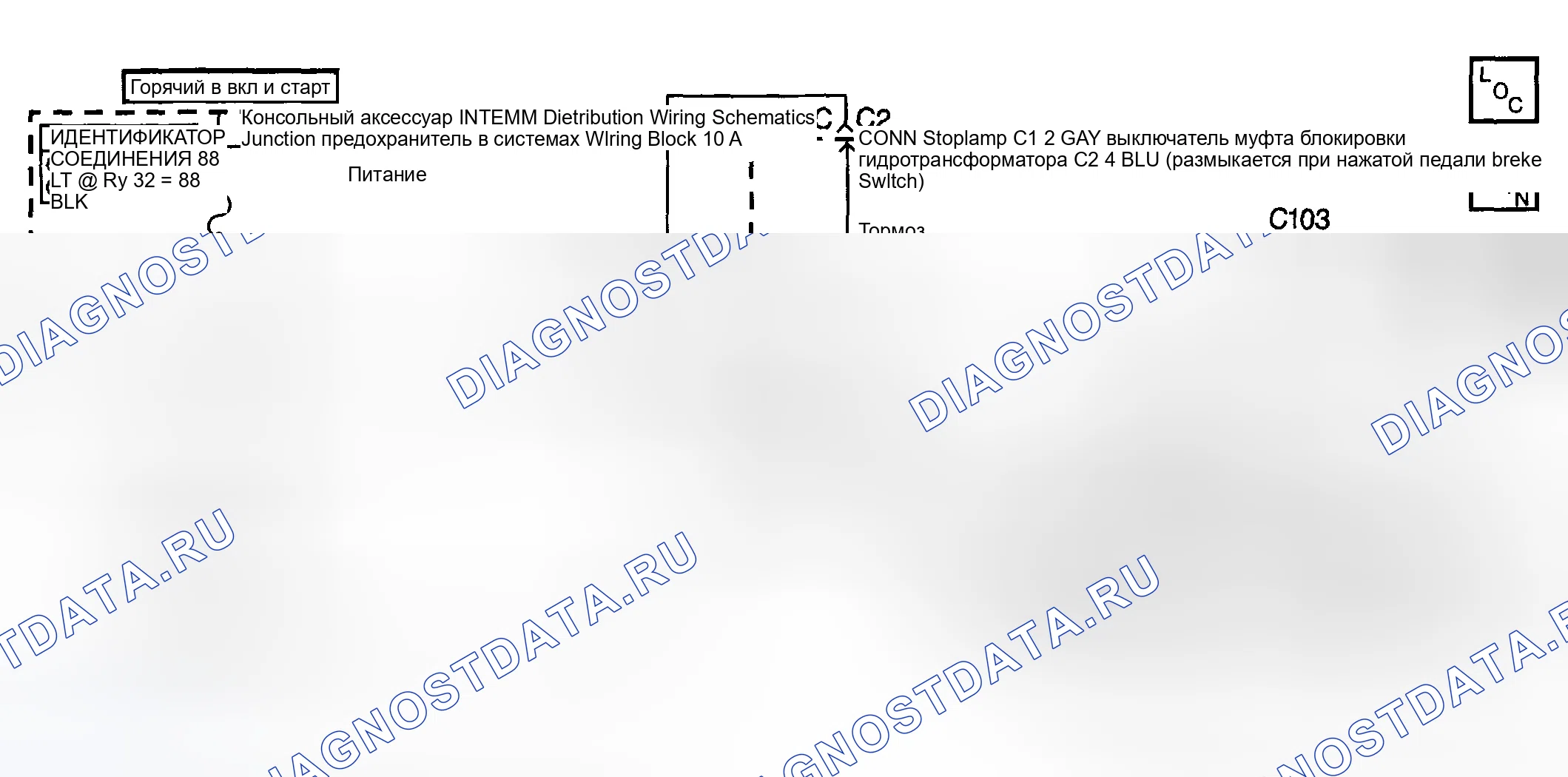 Рис. 373: расшифровка кода ошибки P0719: открытый тормозной переключатель. Hyundai Venue I