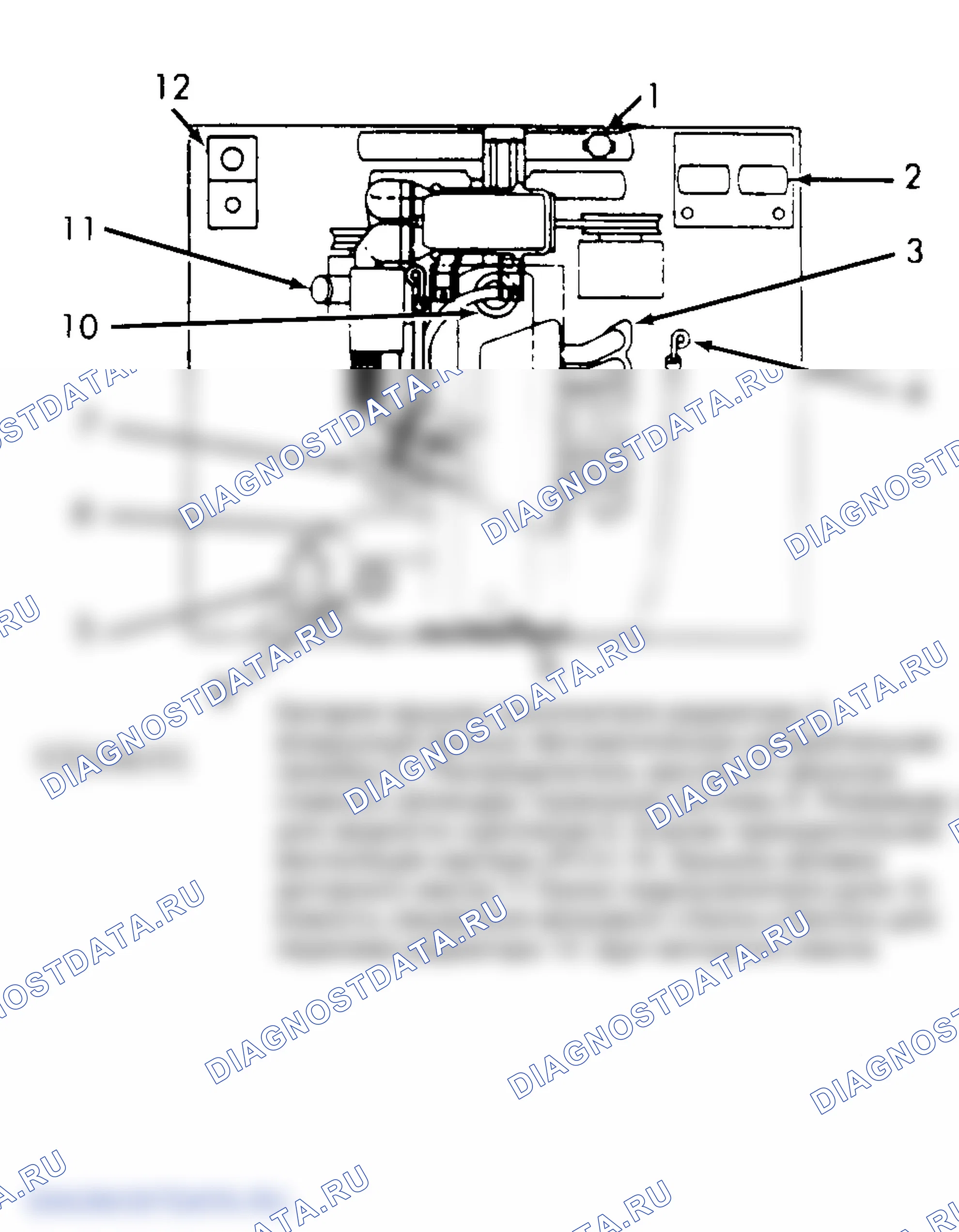 Рис. 6: РАСПОЛОЖЕНИЕ ТОЧЕК ОБСЛУЖИВАНИЯ. Ford Pickup F250 