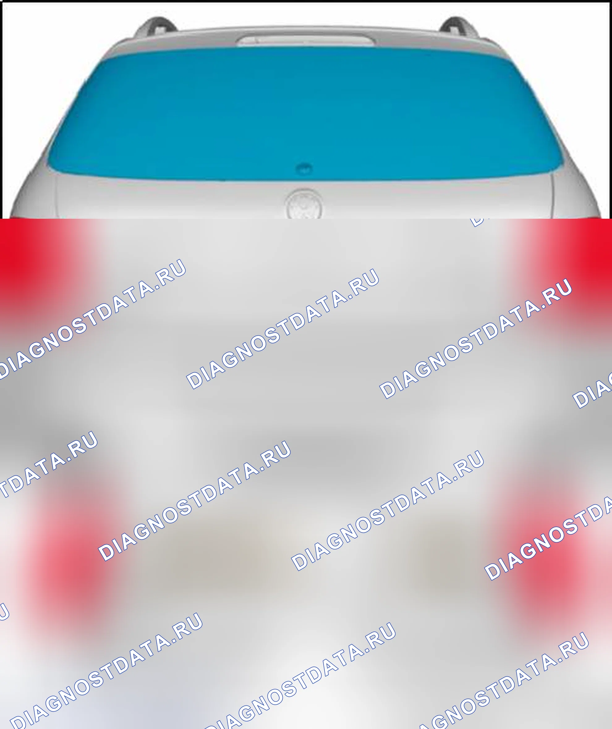 Рис. 7: РАЗМЕРЫ ЭМБЛЕМЫ, JETTA WAGON. Volkswagen Jetta VI