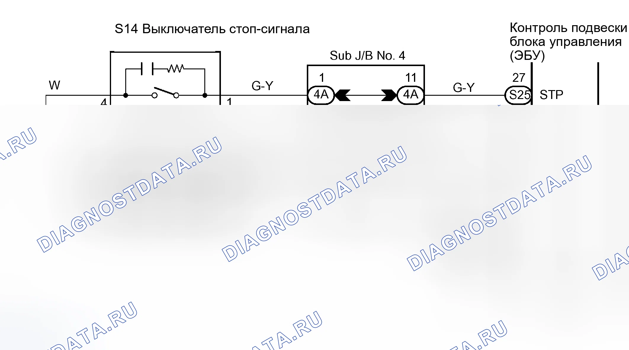 Рис. 66: электросхема. Toyota Sequoia I рестайлинг
