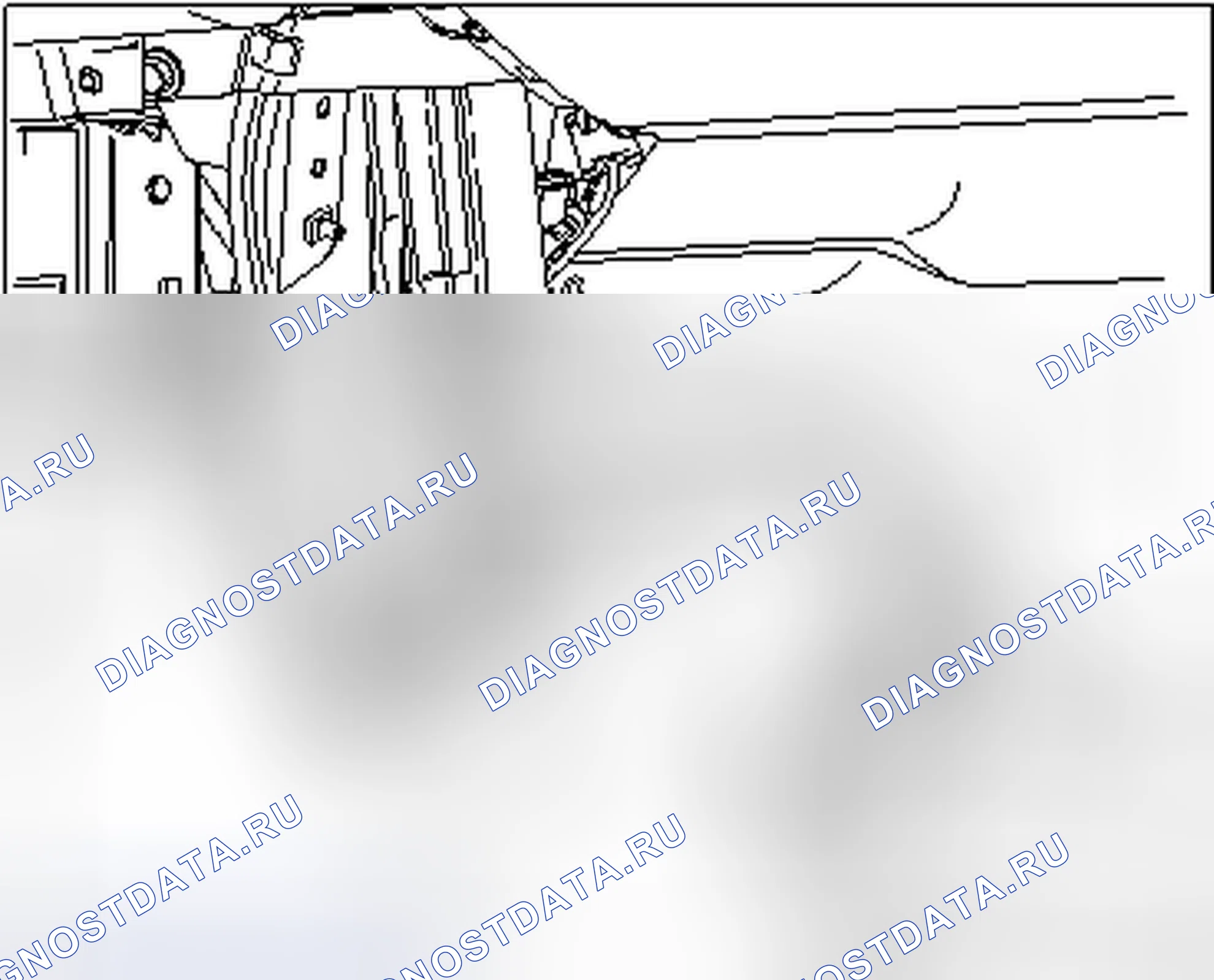 Рис. 12: ШЛАНГ ДЛЯ СЛИВА КОНДЕНСАЦИОННОЙ ВОДЫ, ПРОВЕРКА. Volkswagen Passat B6