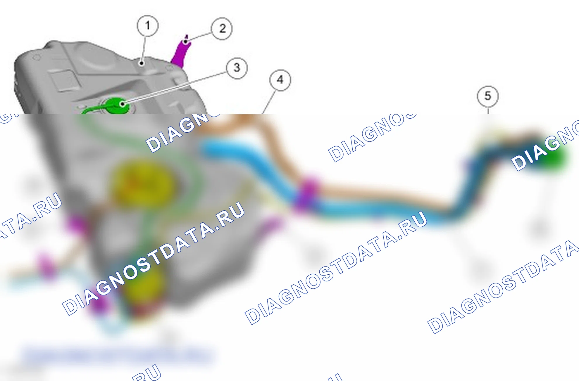 Топливный бак и топливные магистрали: описание и работа. Ford Tourneo Courier I