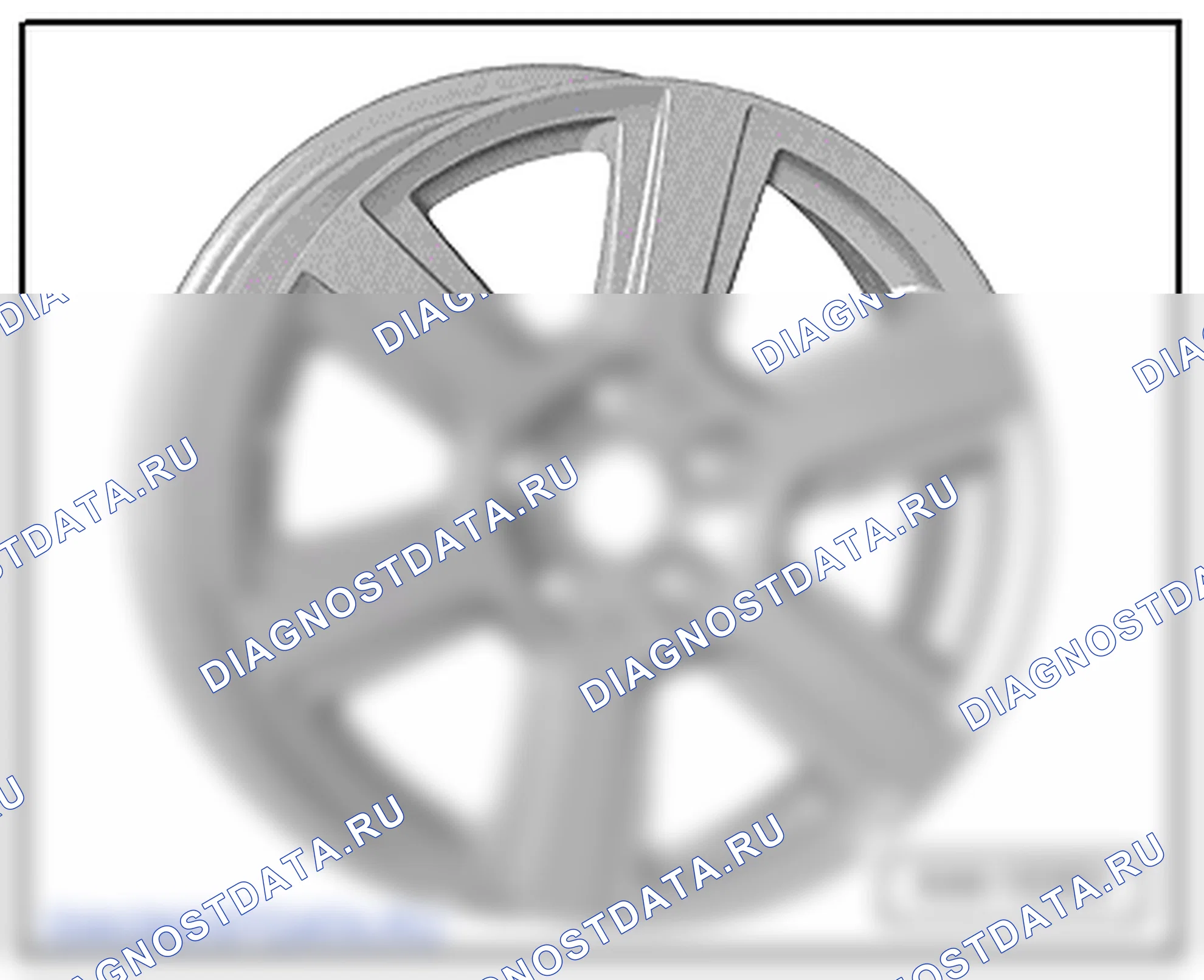 Обод - 8 Дж x 17 (стеклопакет 2). Audi Q5 II