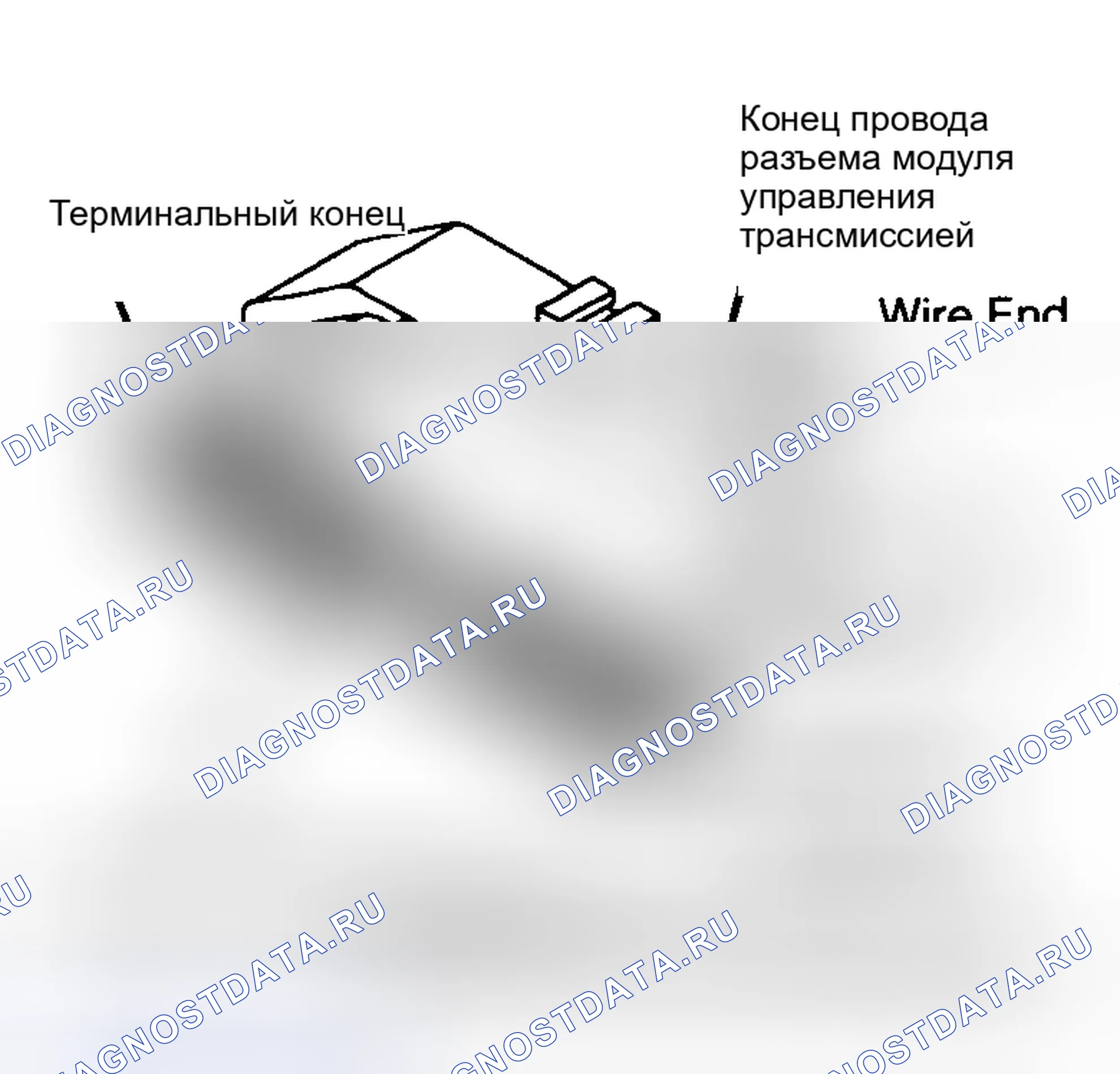 Рис. 320: Тест Tc-35A - Вид разъема блок управления силовым агрегатом (PCM) (блок управления силовым агрегатом) (бензиновые двигатели 3.9L 5.2L и 5.9L). Dodge Cab & Chassis R2500 AD pre