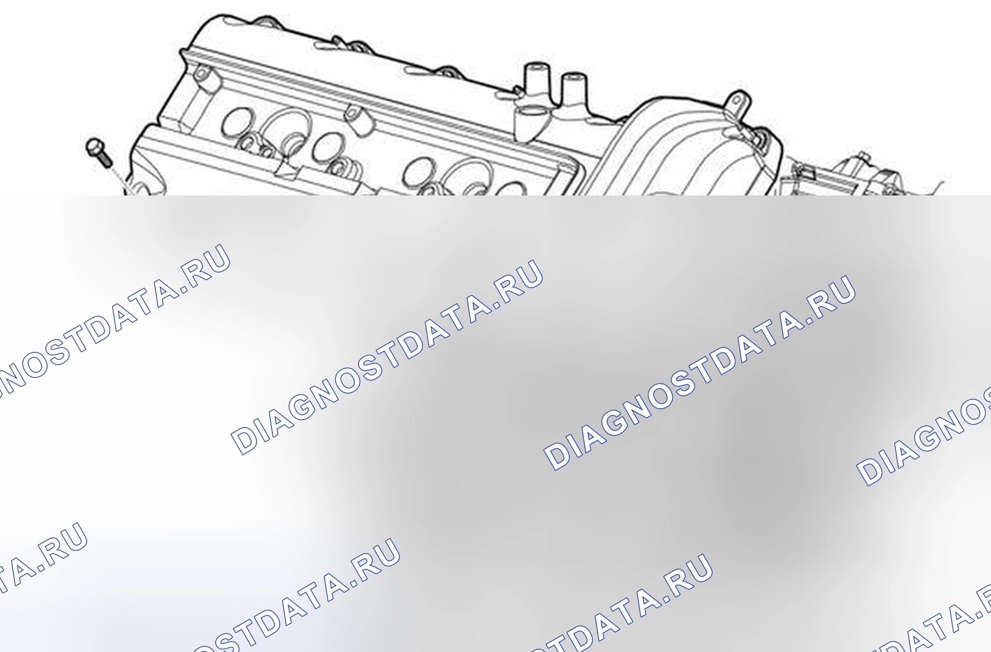 Рис. 137: КРЫШКИ РАСПРЕДЕЛИТЕЛЬНОГО ВАЛА. Land Rover Range Rover L322