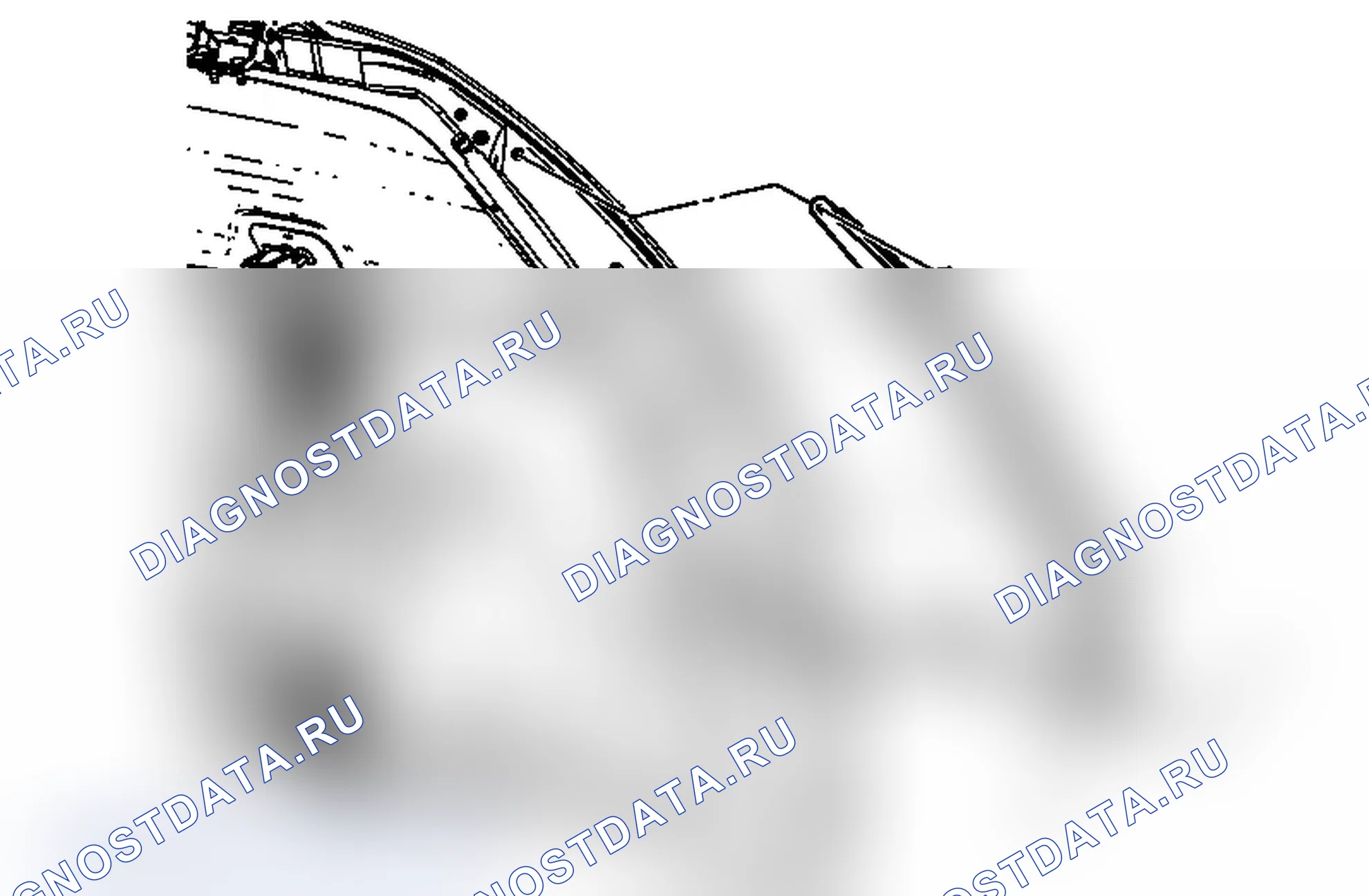 Рис. 26: Замена верхнего датчика на стороне дверь багажника (кроме лавины и EXT Escalade). Chevrolet Tahoe III