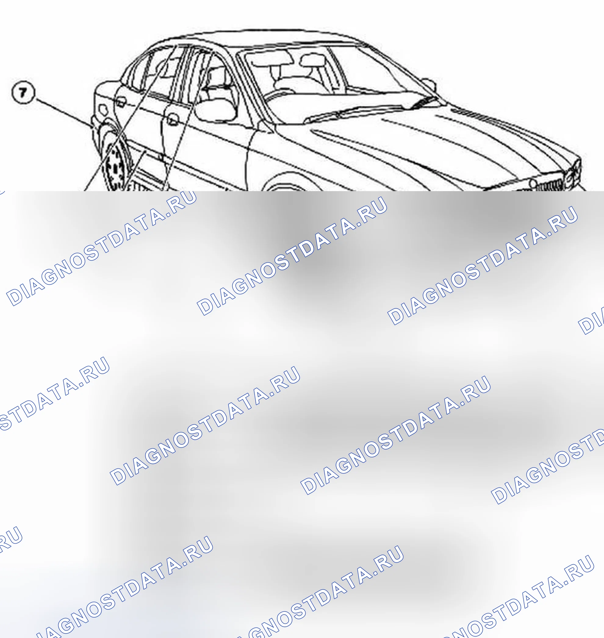 Рис. 95: 4-Дверный. Jaguar X-type I