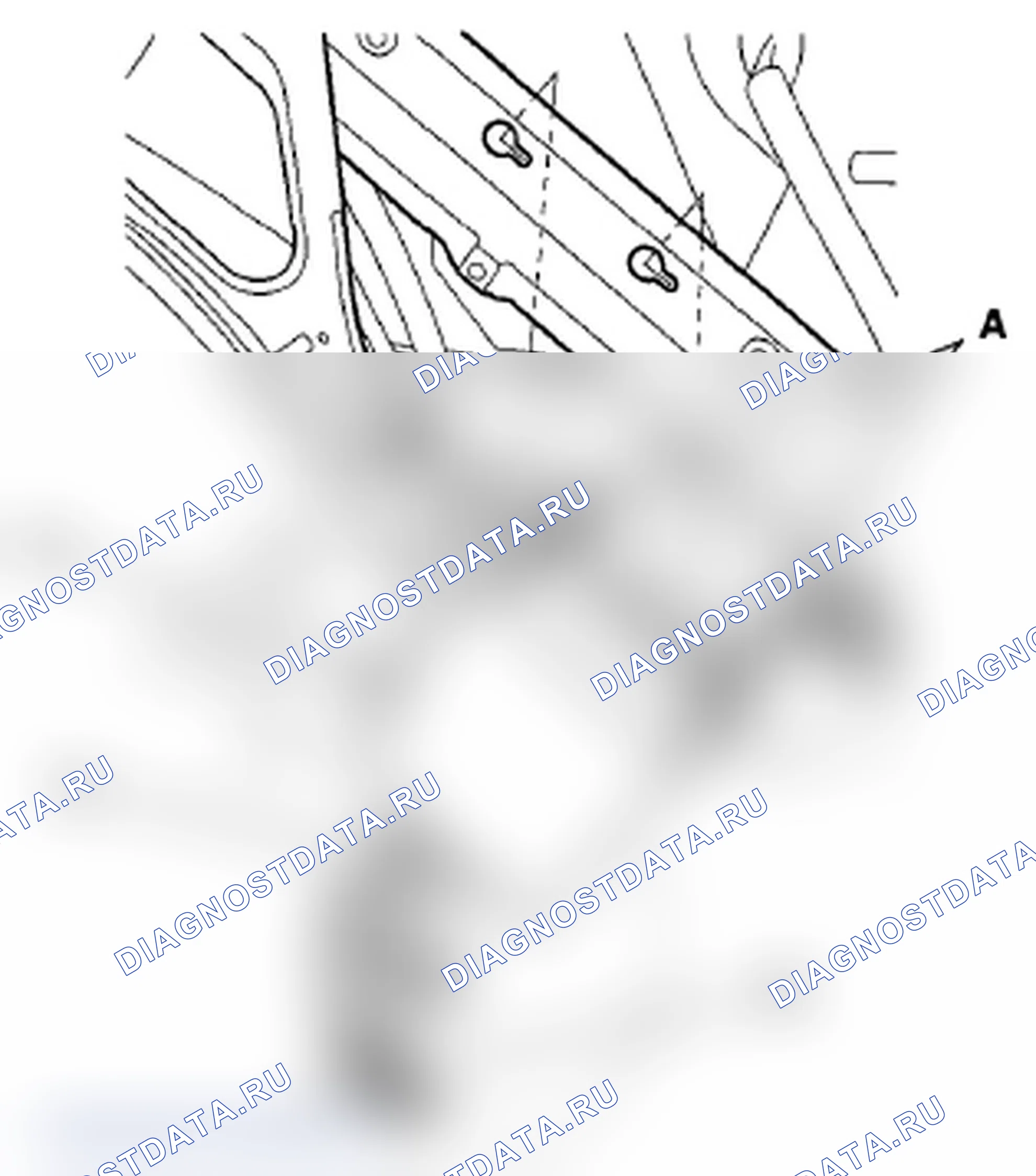 Рис. 195: Снятие/установка стереоусилителя. Acura TL IV