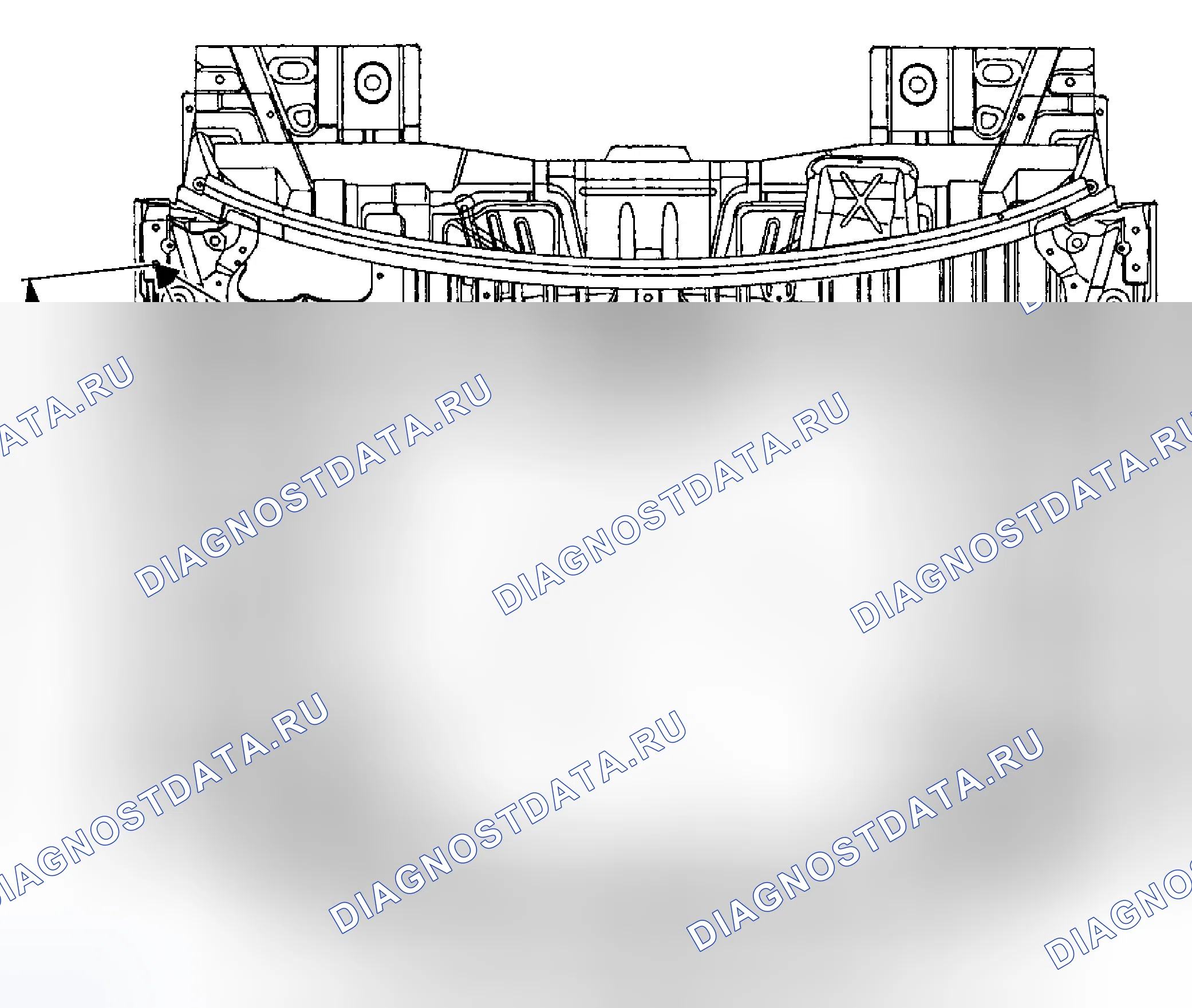 Рис. 5: Моторный отсек (2 из 3). Chevrolet Epica I