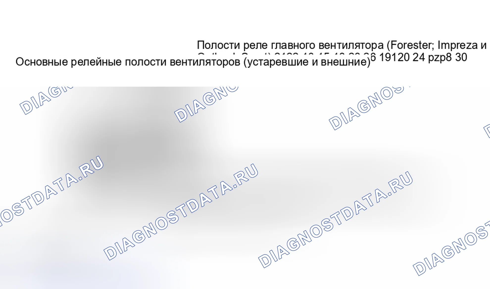 Рис. 33: расшифровка кода ошибки P0480: Низкий вход цепи реле вентилятора охлаждения № 1. Honda X-NV I