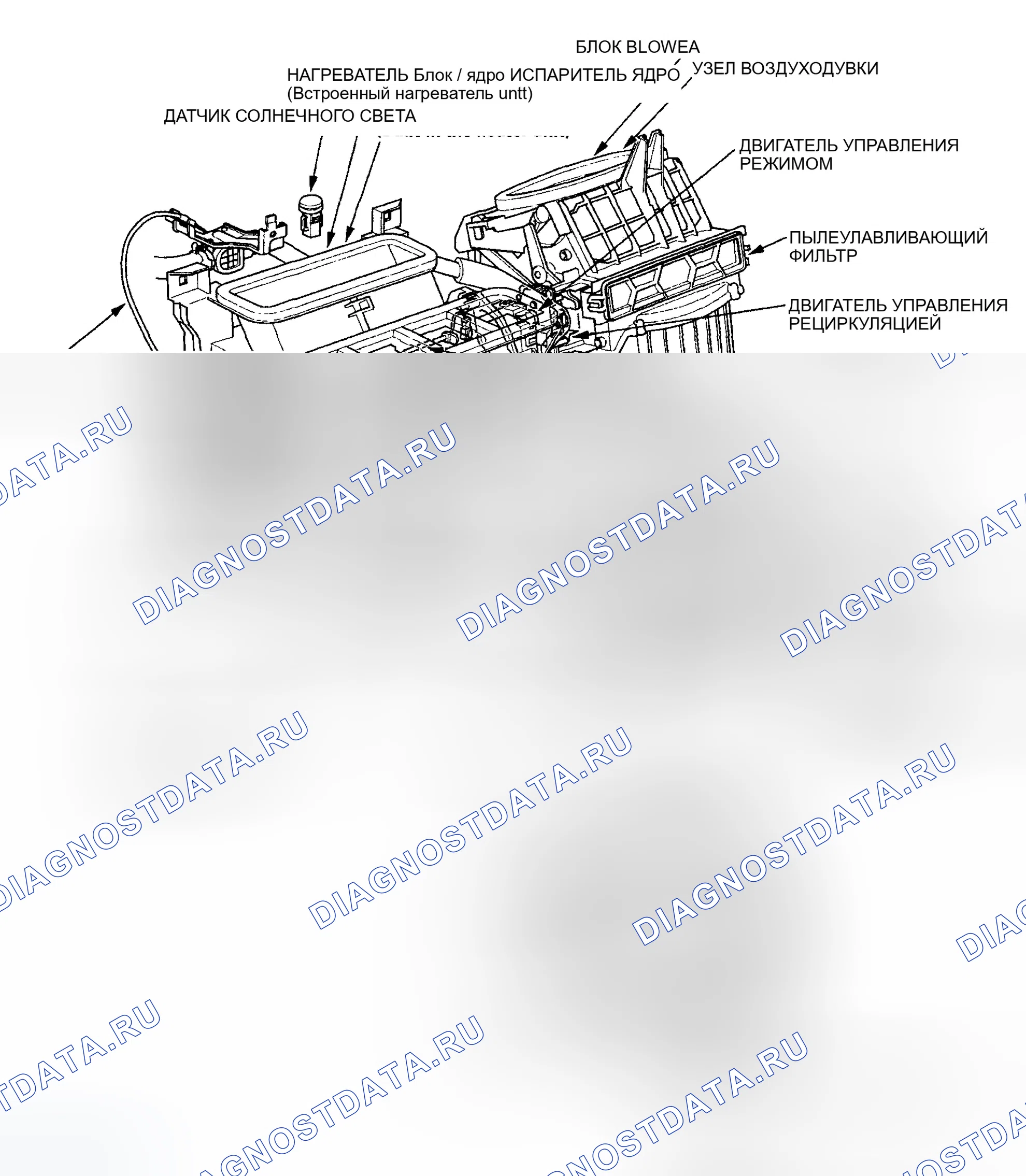 Рис. 284: Указатель расположения компонентов. Honda Accord VII рестайлинг