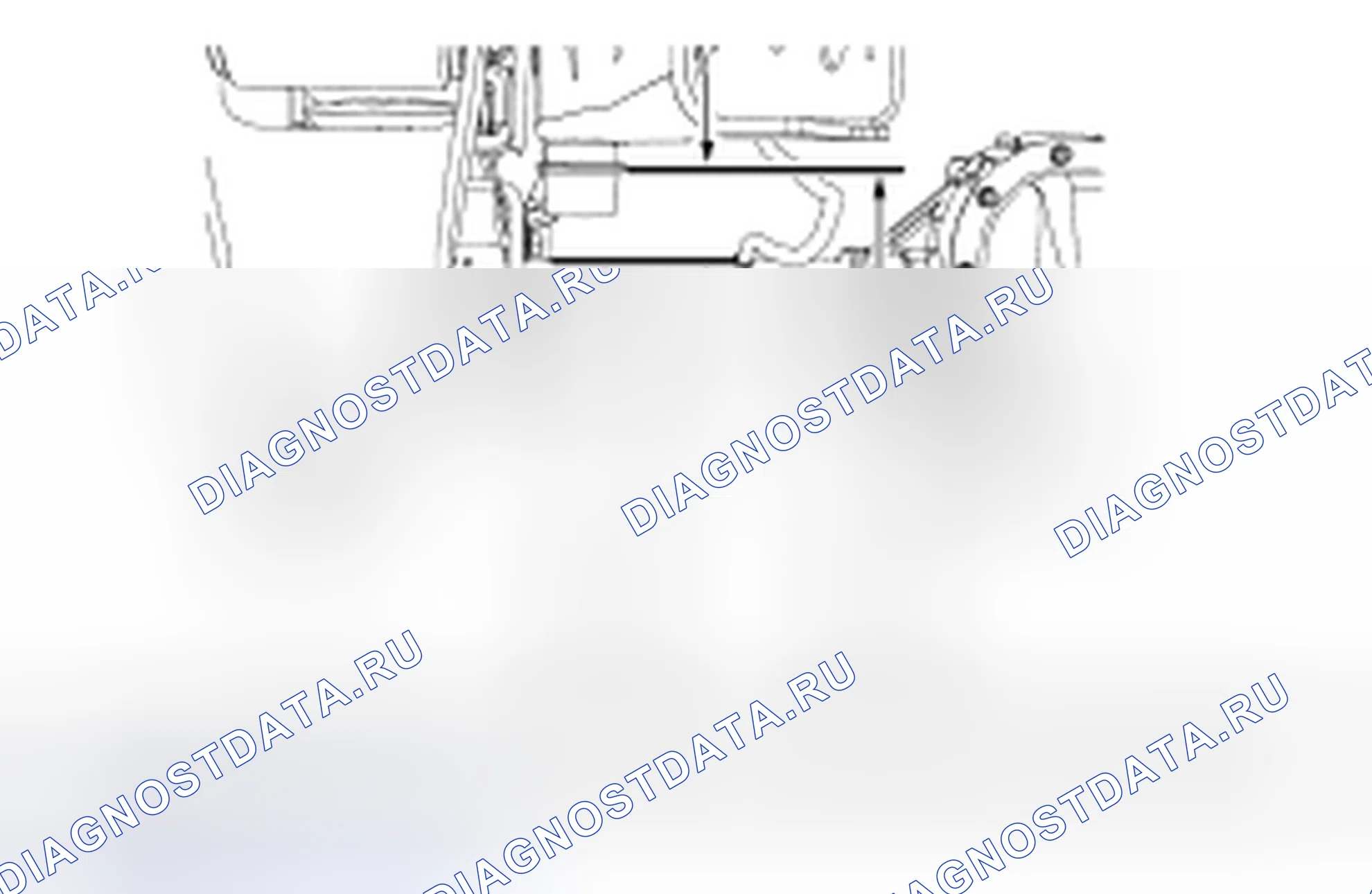 Рис. 20: Измерение высоты задней езды (все, кроме SVT Raptor). Ford F-150 XII