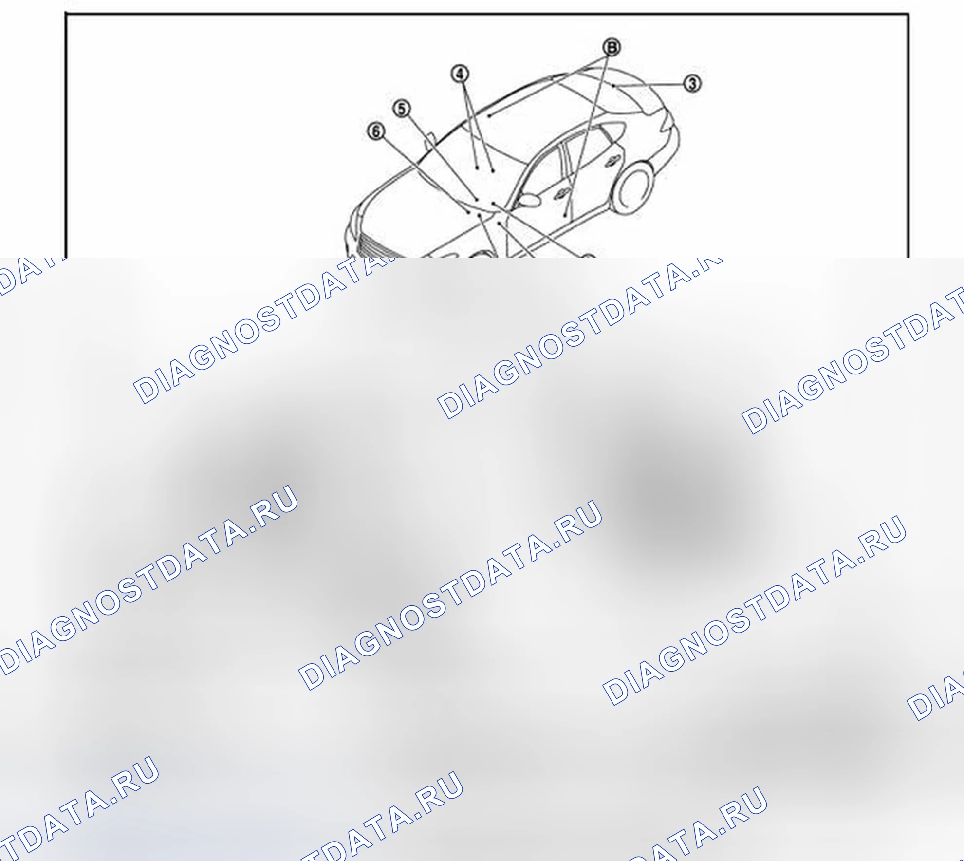 Рис. 12: Расположение компонентов. Infiniti M56 IV